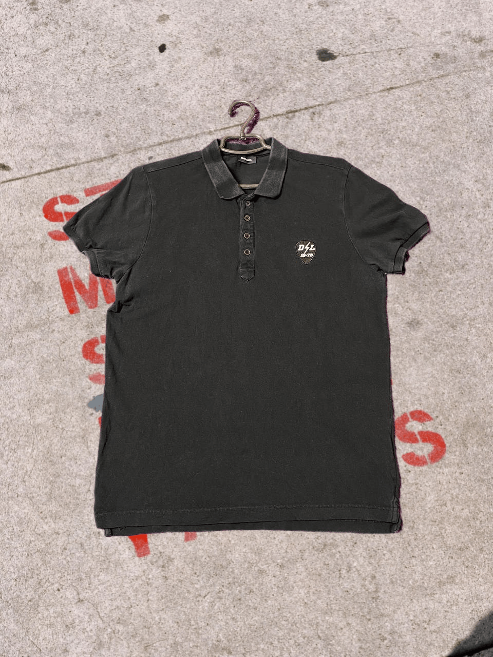 Diesel STREETWEAR Diesel Polo Faded Crashed LOGO Size US L / EU 52-54 / 3 - 1 Thumbnail