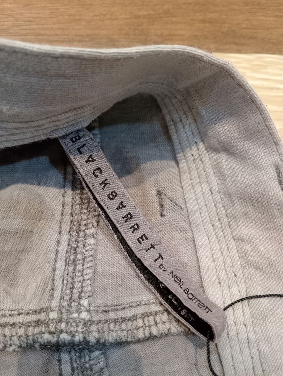 Neil Barrett BLACKBARRETT BY NEIL BARRETT LIGHT GRAY ACID JEANS Size US 33 - 7 Thumbnail