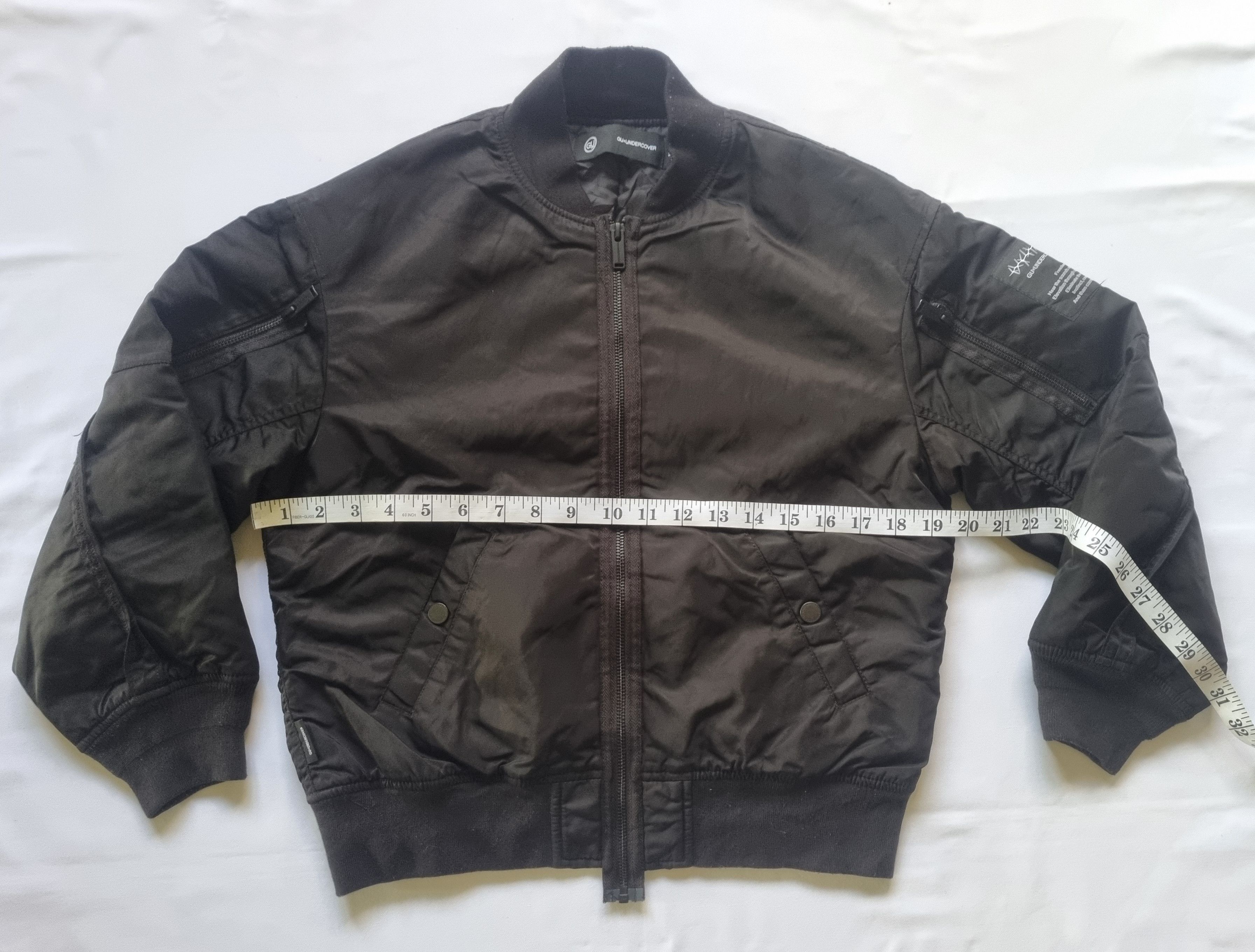 Japanese Brand × Jun Takahashi × Undercover Undercover X GU Freedom Noise Boys Bomber Jacket Size US XXS / EU 40 - 4 Thumbnail