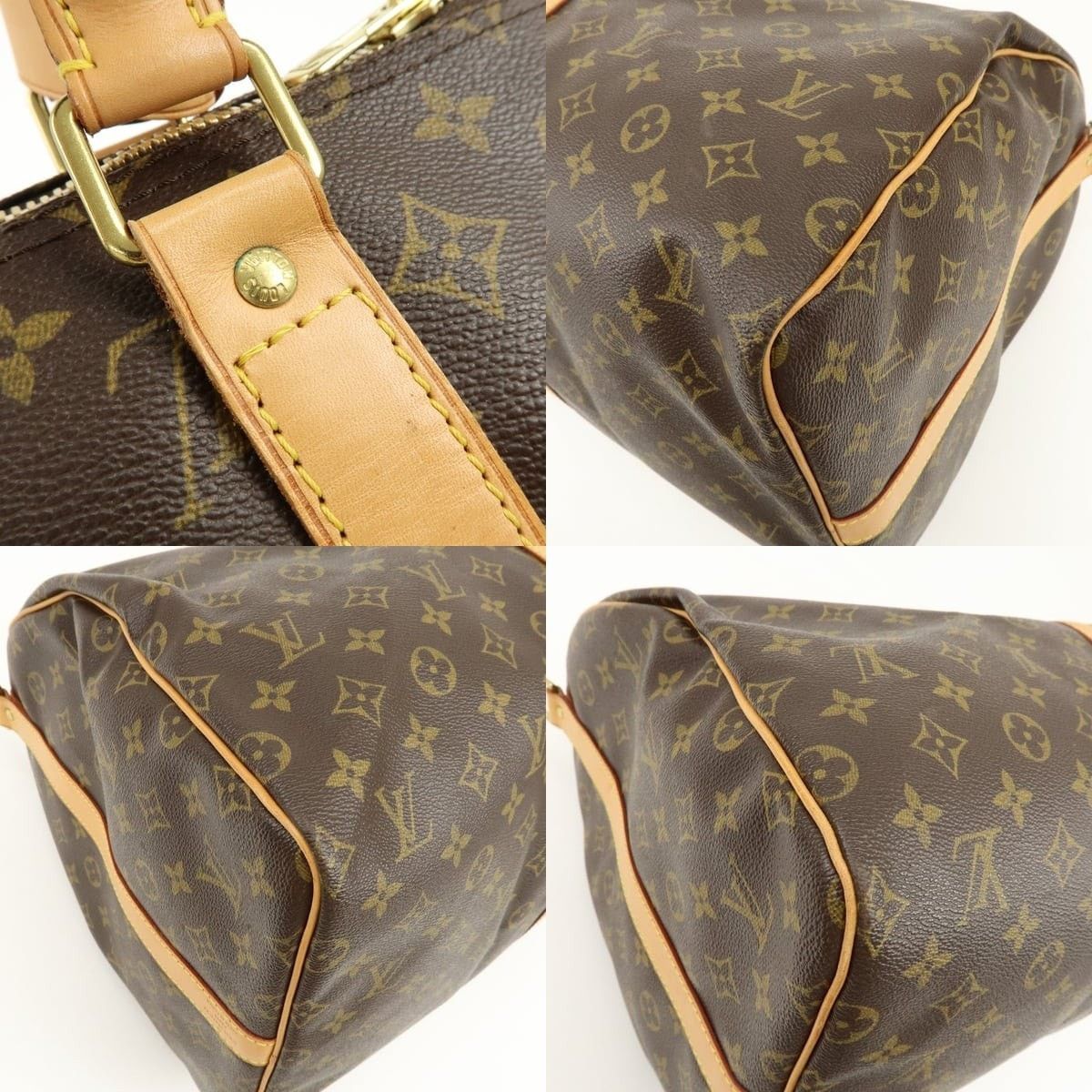 Louis Vuitton Louis Vuitton Monogram Keepall Bandouliere 55 Duffle Bag Size ONE SIZE - 5 Thumbnail