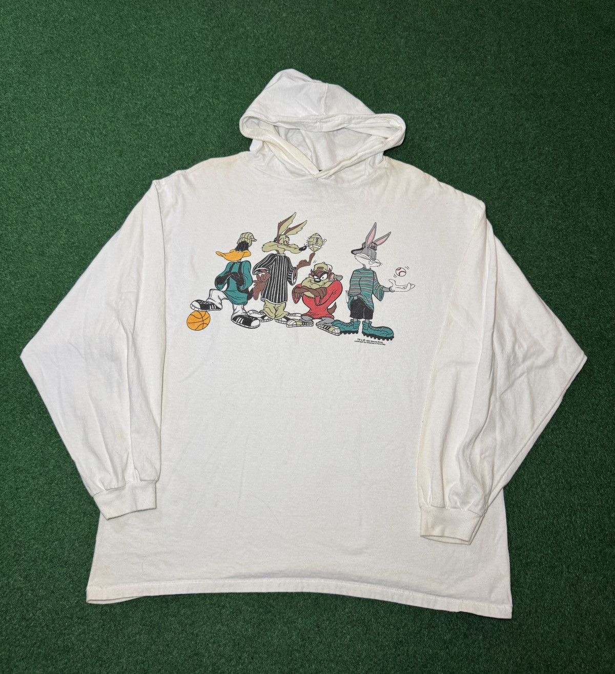 Signal Sport Vtg 90s Looney Tunes Football Basketball Long Sleeve T Shirt Size US XL / EU 56 / 4 - 1 Thumbnail