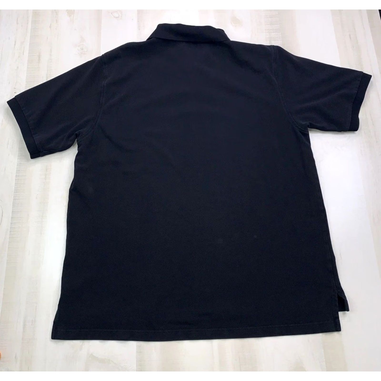 Brooks Brothers VINTAGE Brooks Brothers Performance Knit Cotton Black Polo 2XL Mens Logo Solid Short Sleeve Polo Baseball/Preppy style Size US XXL / EU 58 / 5 - 6 Thumbnail