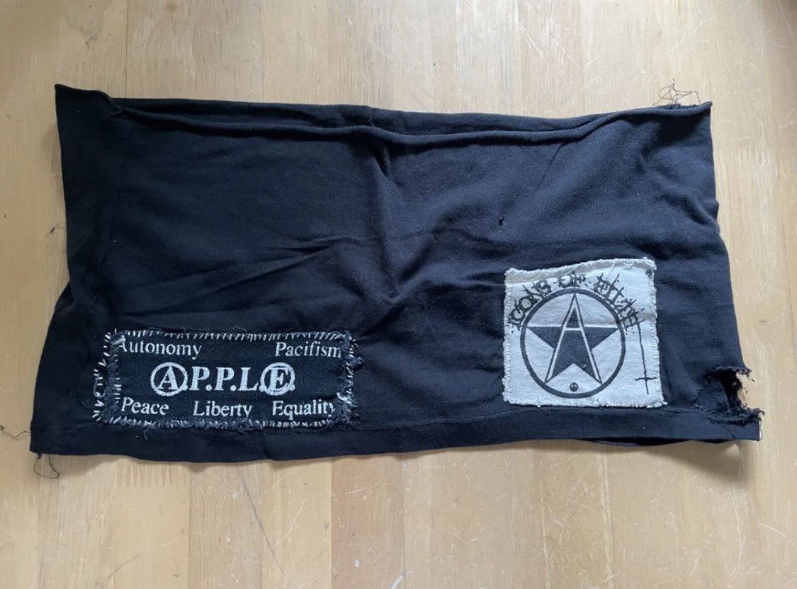 image of Vintage Mini Skirt in Black, Women's (Size 22)