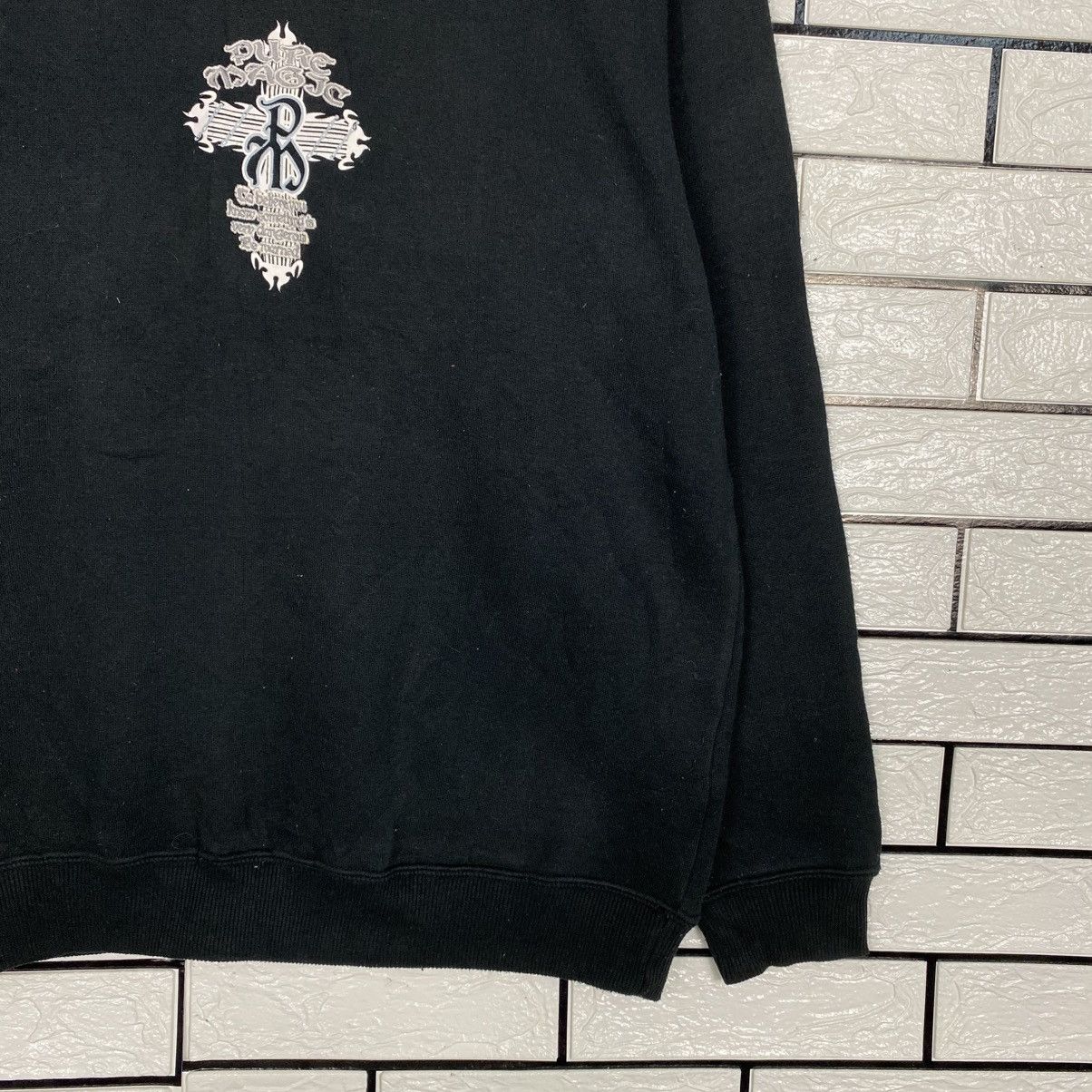 Japanese Brand 📌Vintage Sweatshirt Greetwood Big Logo Cross Design Size US L / EU 52-54 / 3 - 6 Thumbnail