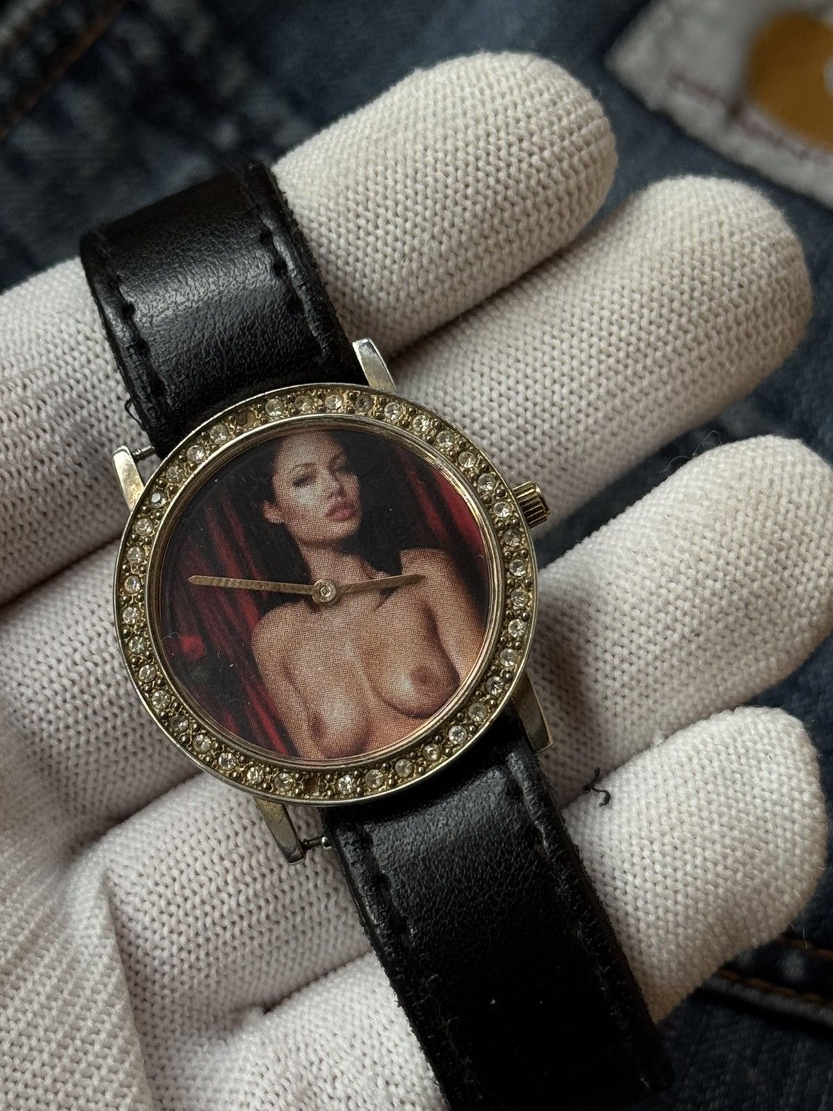 Vintage 😍Vintage 00s Rare 18+ Girl watch with stones, WORK Size ONE SIZE - 6 Thumbnail