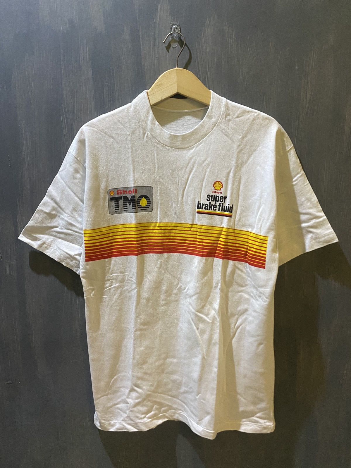 Vintage Shell Mitsubishi ralliart Racing team tshirt Size US L / EU 52-54 / 3 - 1 Thumbnail