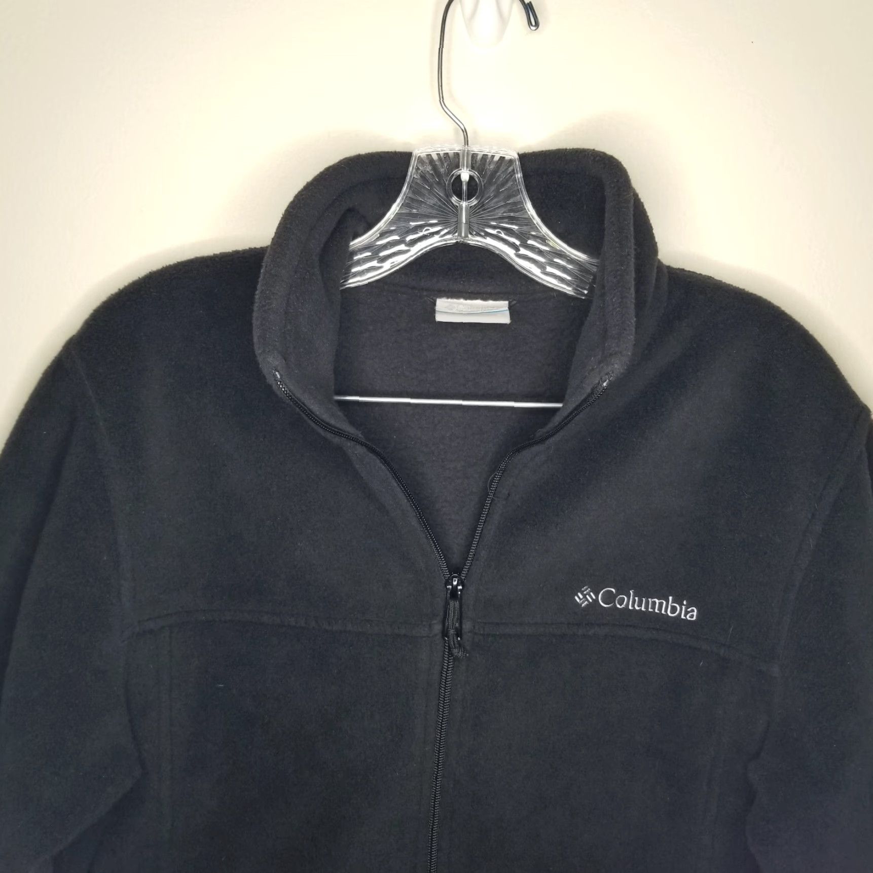 Vintage Columbia Jacket Mens S Black Polyester Full Zip Windbreaker Size US S / EU 44-46 / 1 - 2 Thumbnail
