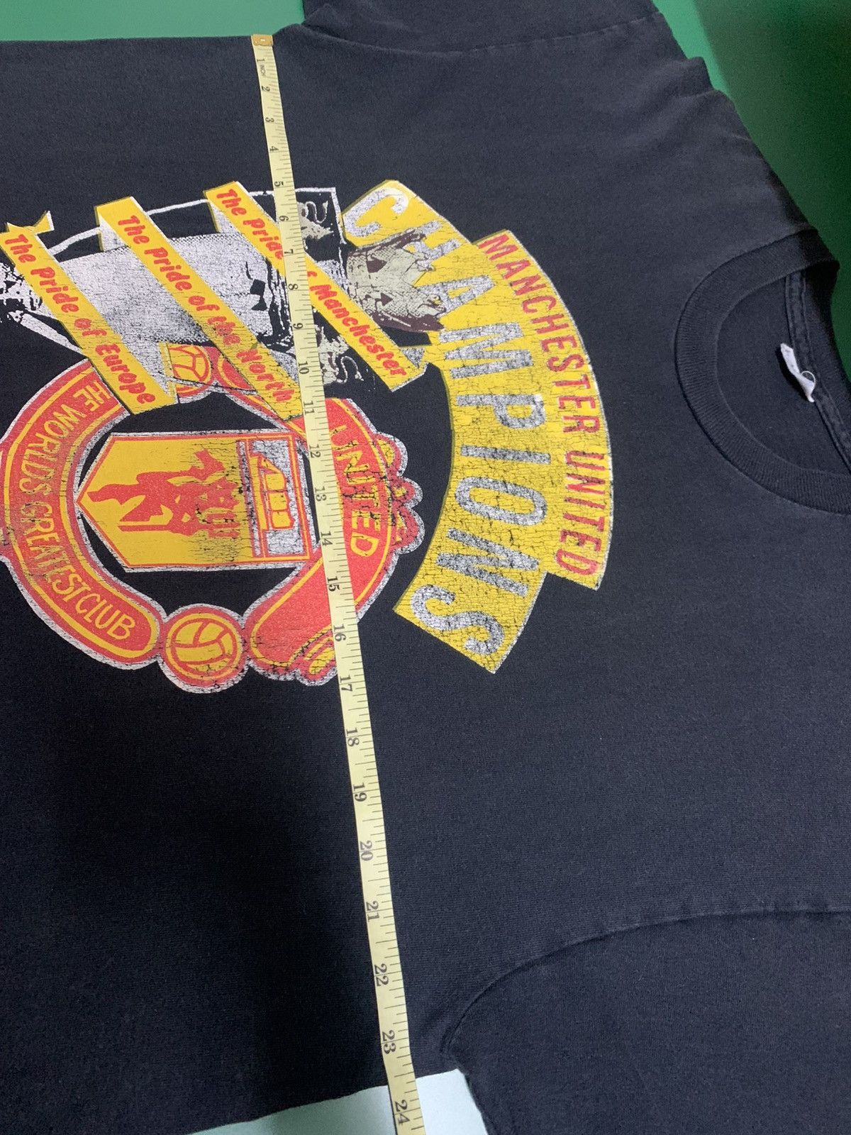 Vintage 🔴 Vintage Manchester United “Roll of Honour” Tee Size US XL / EU 56 / 4 - 15 Thumbnail