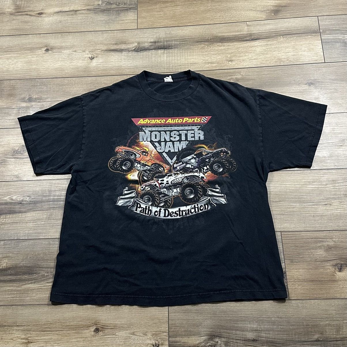 Other Monster Jam Path of Destruction World Tour Graphic Tee Size US L / EU 52-54 / 3 - 1 Thumbnail