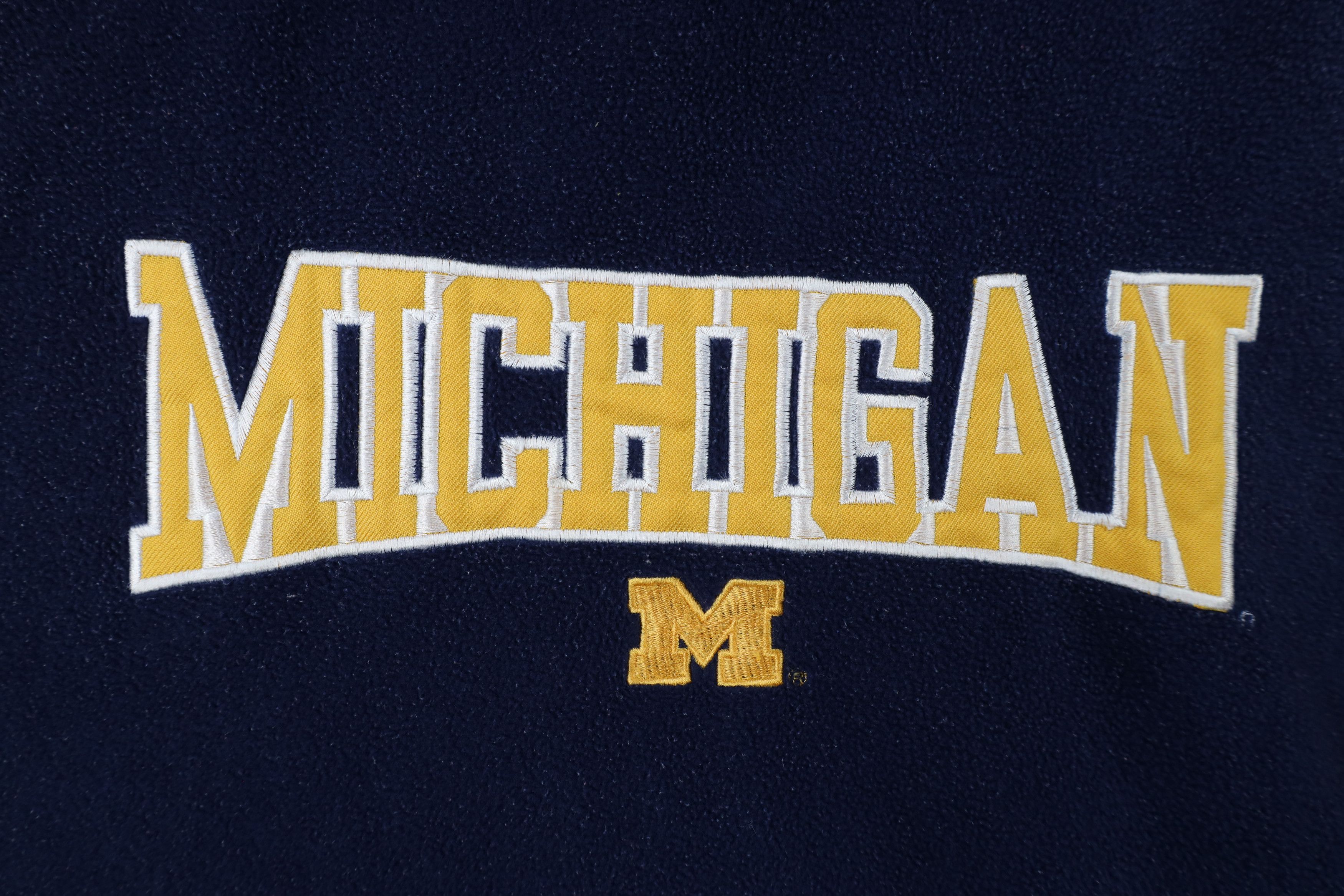 Vintage Vintage University of Michigan Fleece Hoodie Sweatshirt Size US XL / EU 56 / 4 - 9 Thumbnail