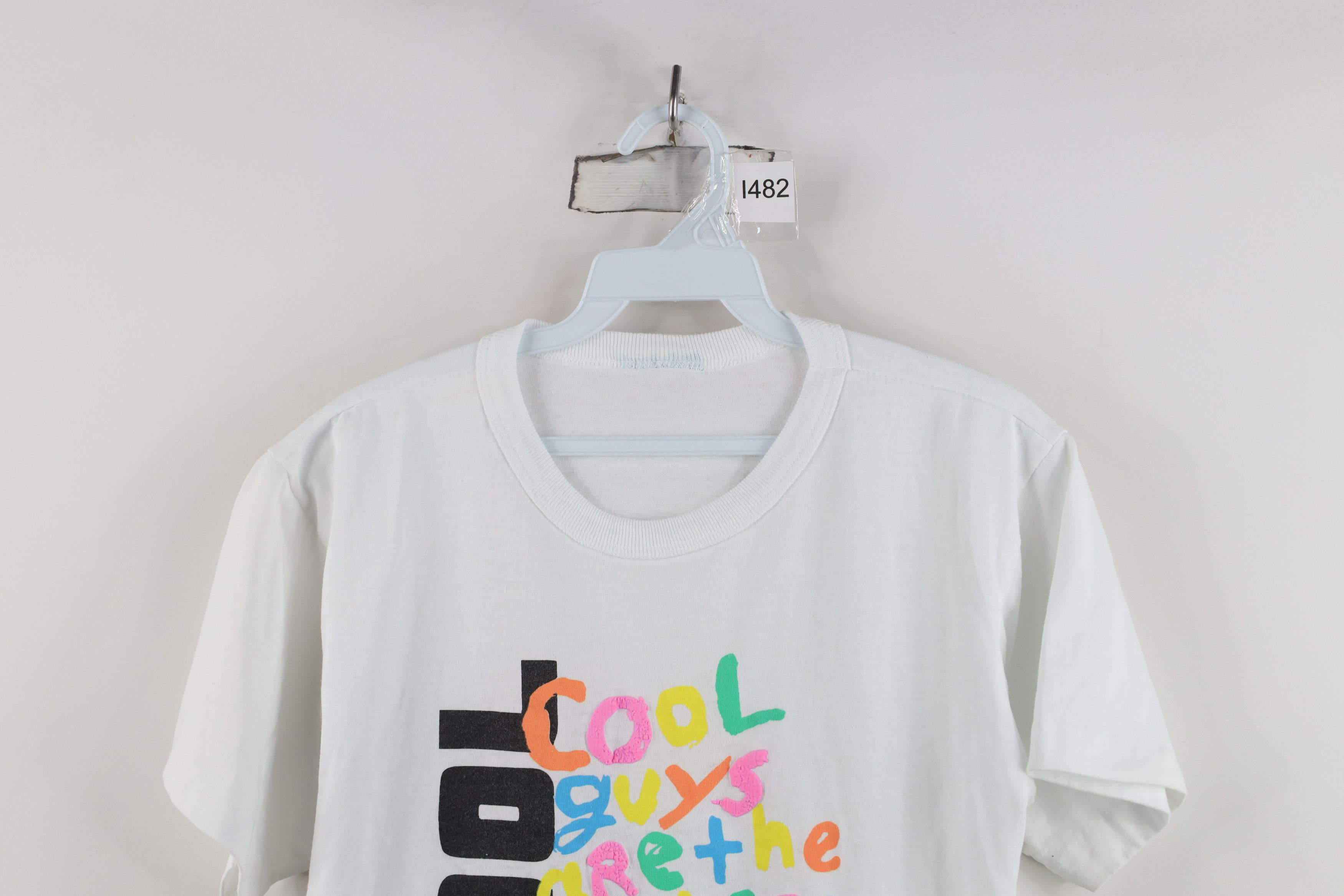 Vintage Vintage 90s Streetwear Cool Guys Are the Coolest T-Shirt Size S / US 4 / IT 40 - 2 Thumbnail