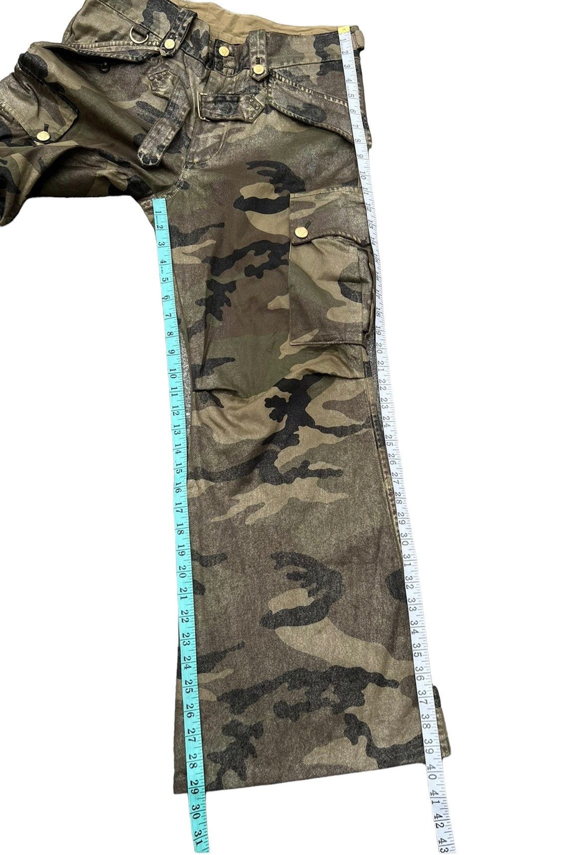 DRESSTERIOR Dress Camp Japan Shiny Camo Parachute Flare Cargo Trouser Size US 31 - 5 Thumbnail