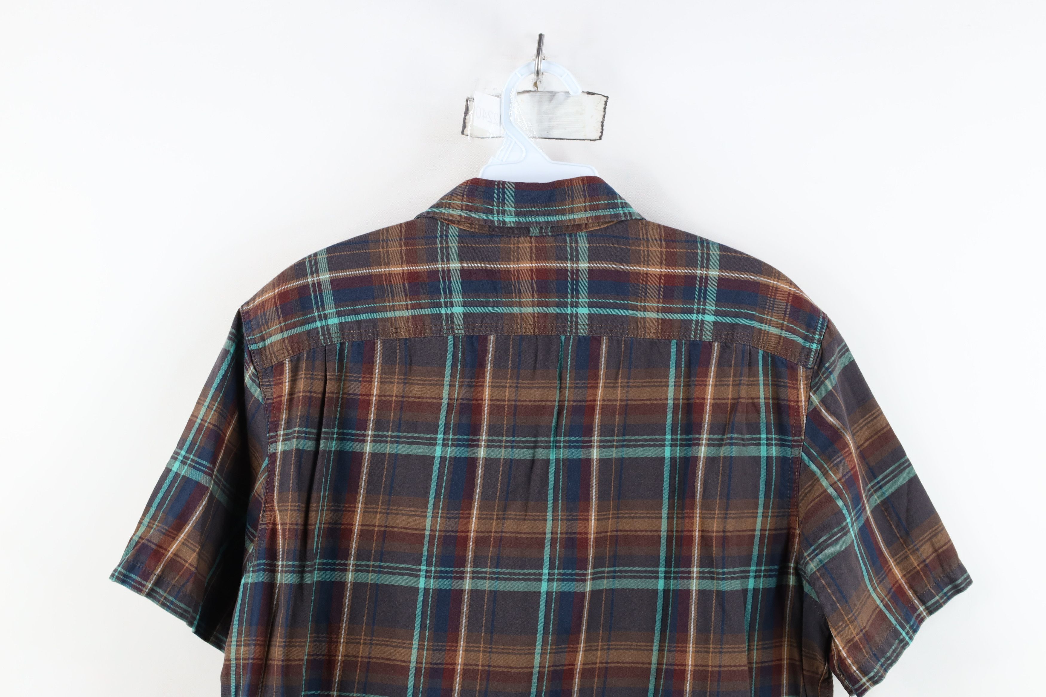 The North Face Vintage Y2K The North Face Flannel Short Sleeve Button Shirt Size US M / EU 48-50 / 2 - 12 Thumbnail