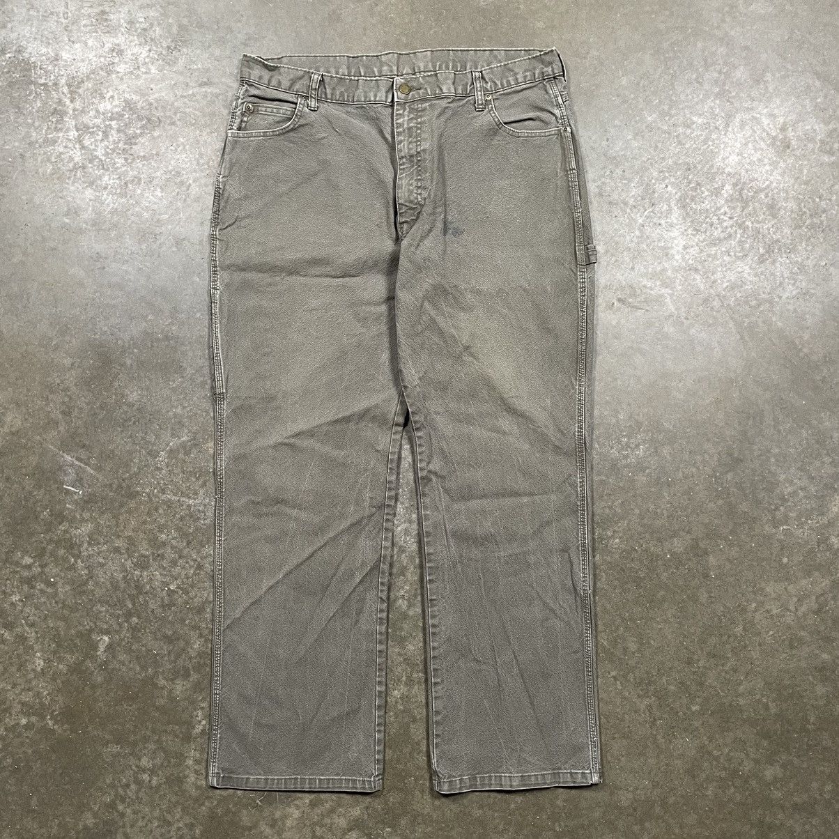 Dickies × Vintage Vintage Olive Green Dickies Carpenter Pants Workwear Skater Size US 38 / EU 54 - 4 Thumbnail