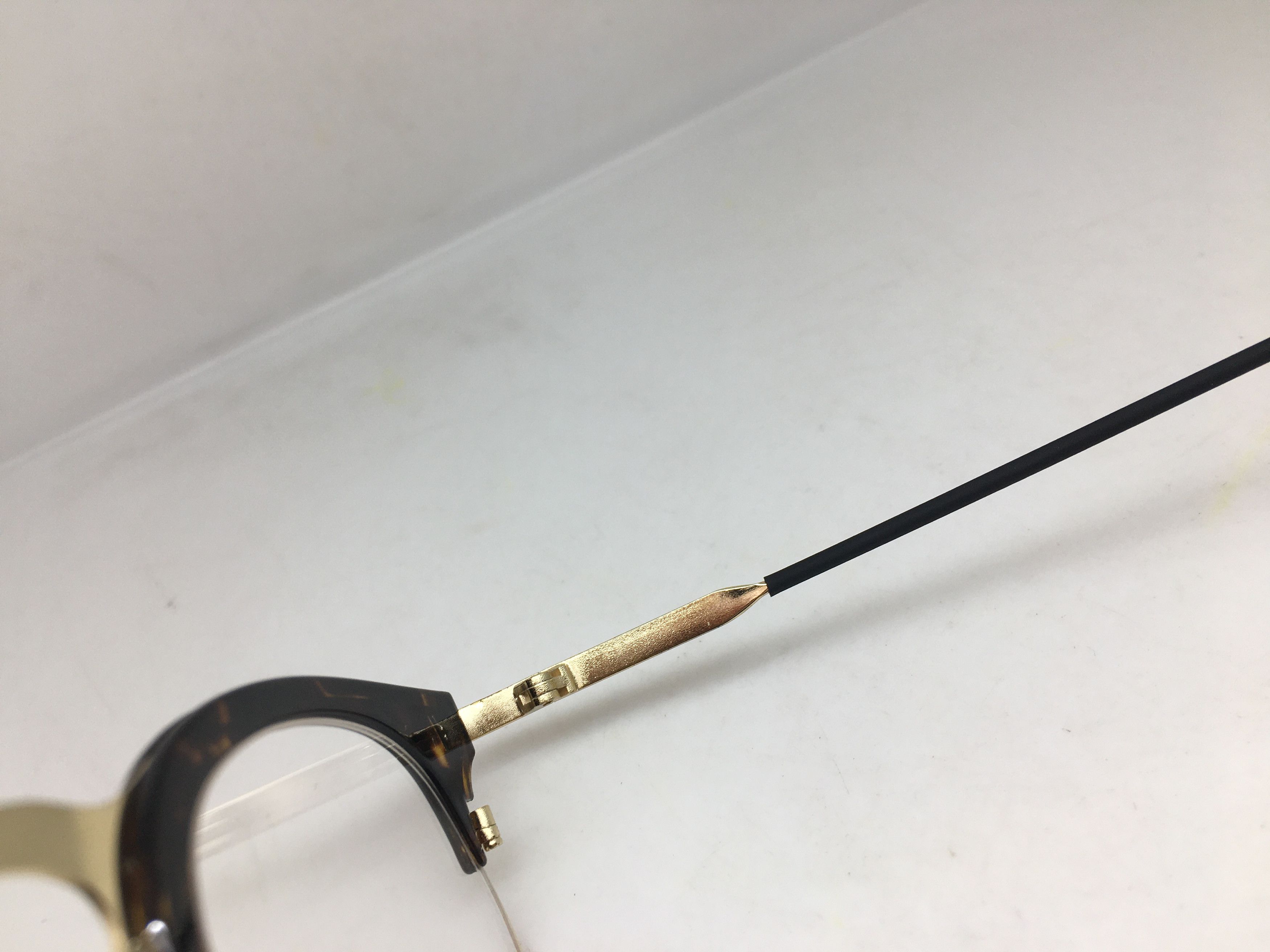 Other Keyhole Bridge James Dean Tortoise Gold Eyeglasses Frame Size ONE SIZE - 4 Thumbnail