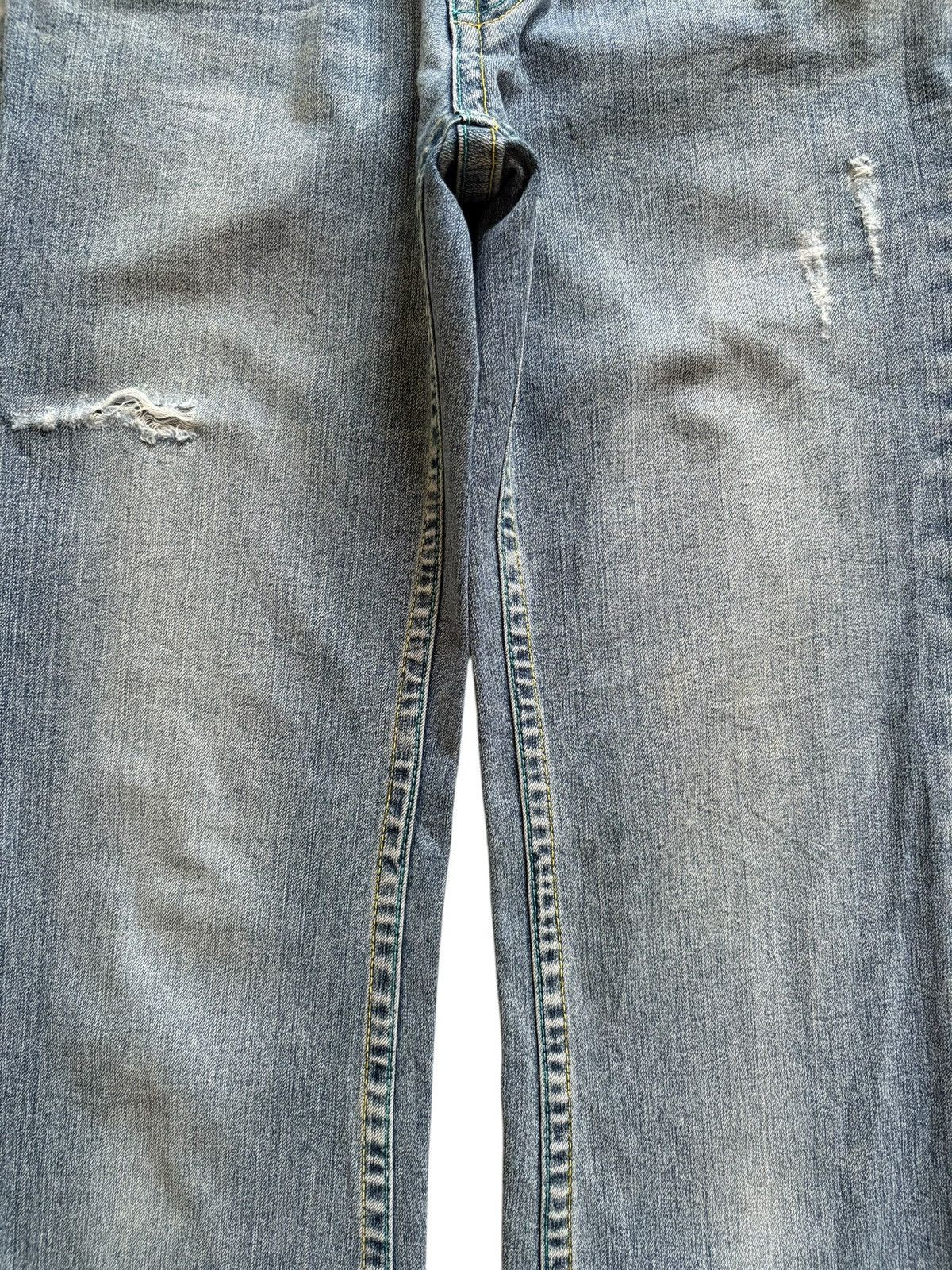 Japanese Brand SALES🔥Vintage Japanese Brand Blue Wash Bootcut Flare Jeans Size US 28 / EU 44 - 5 Thumbnail