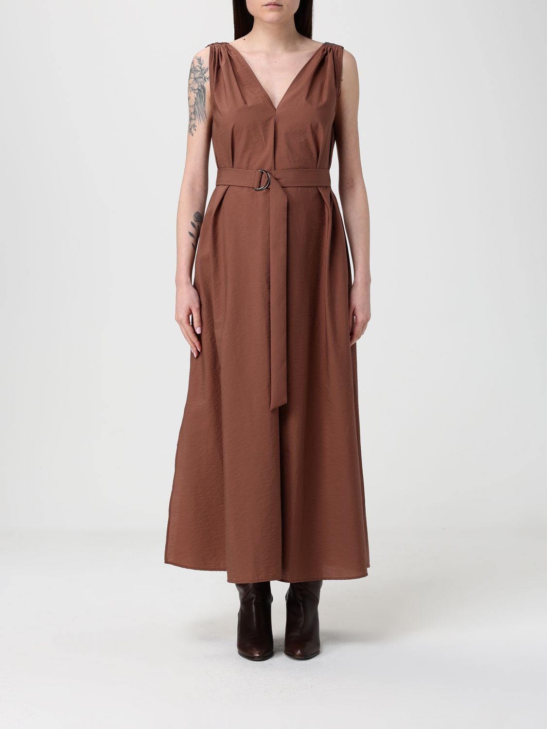 Brunello Cucinelli Brunello Cucinelli Dress Woman Red Size M / US 6-8 / IT 42-44 - 1 Thumbnail