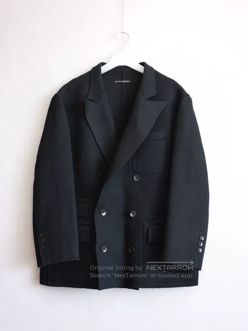 Yohji Yamamoto Yohji Yamamoto Double Breasted Woolen Blazer Size US S / EU 44-46 / 1 - 2 Thumbnail