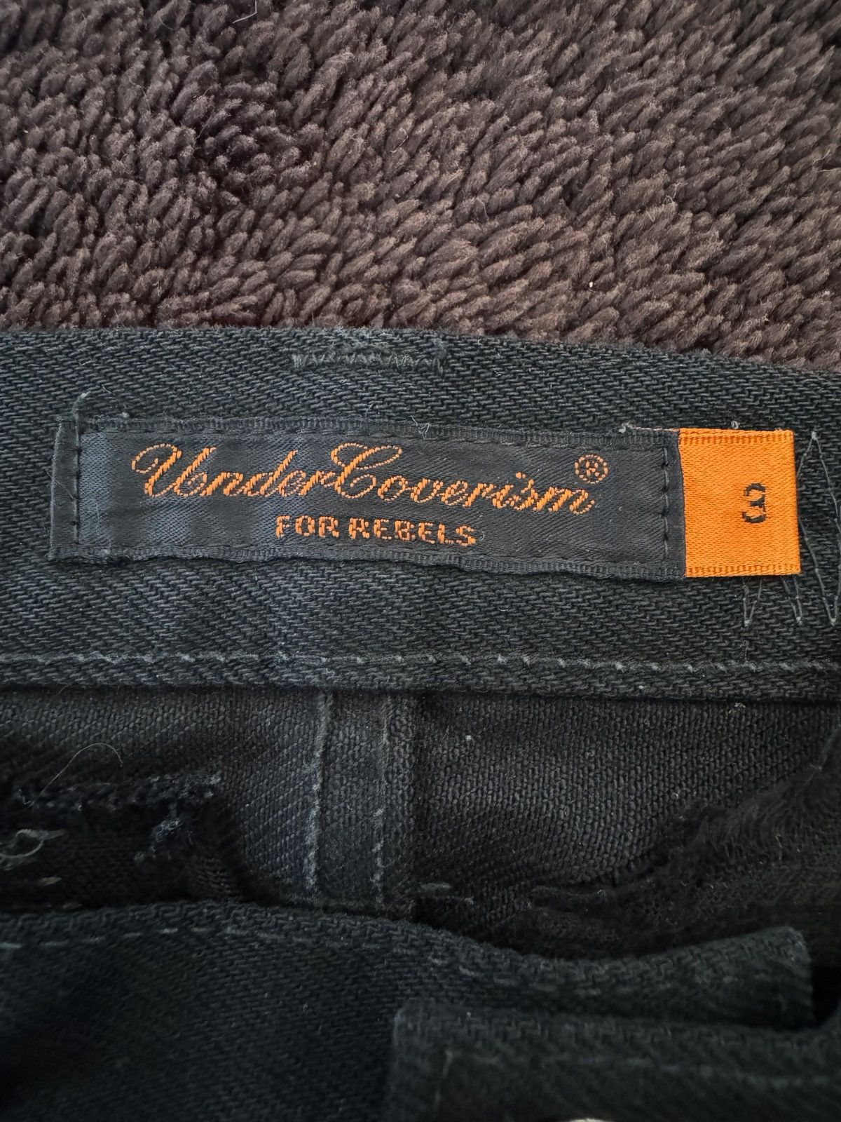 Undercover Undercover SS05 But Beautiful black 85 denim Size US 33 - 1 Thumbnail