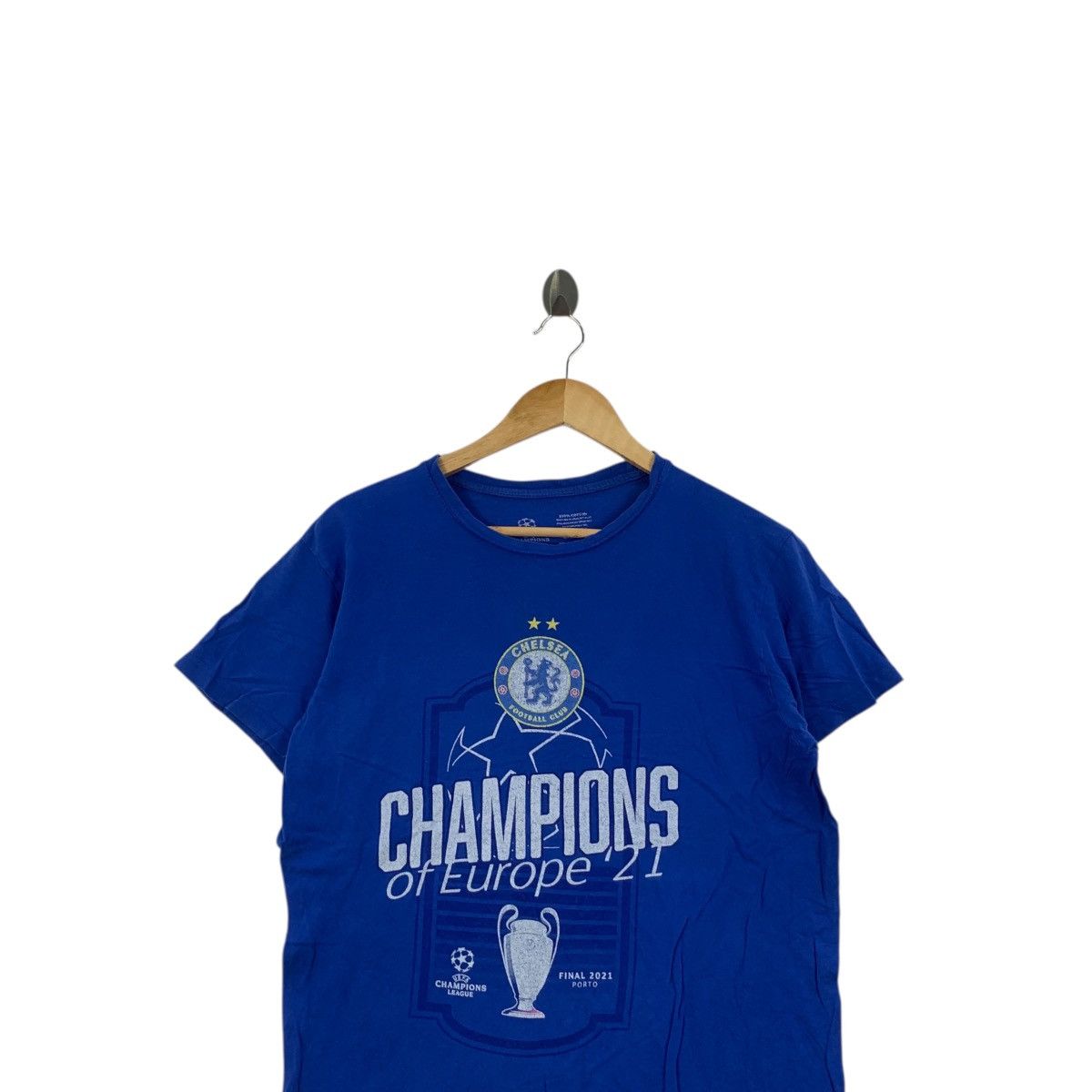 Vintage Vintage CHELSEA CHAMPION LEAGUE Road To Porto Final Tee Size US M / EU 48-50 / 2 - 2 Thumbnail