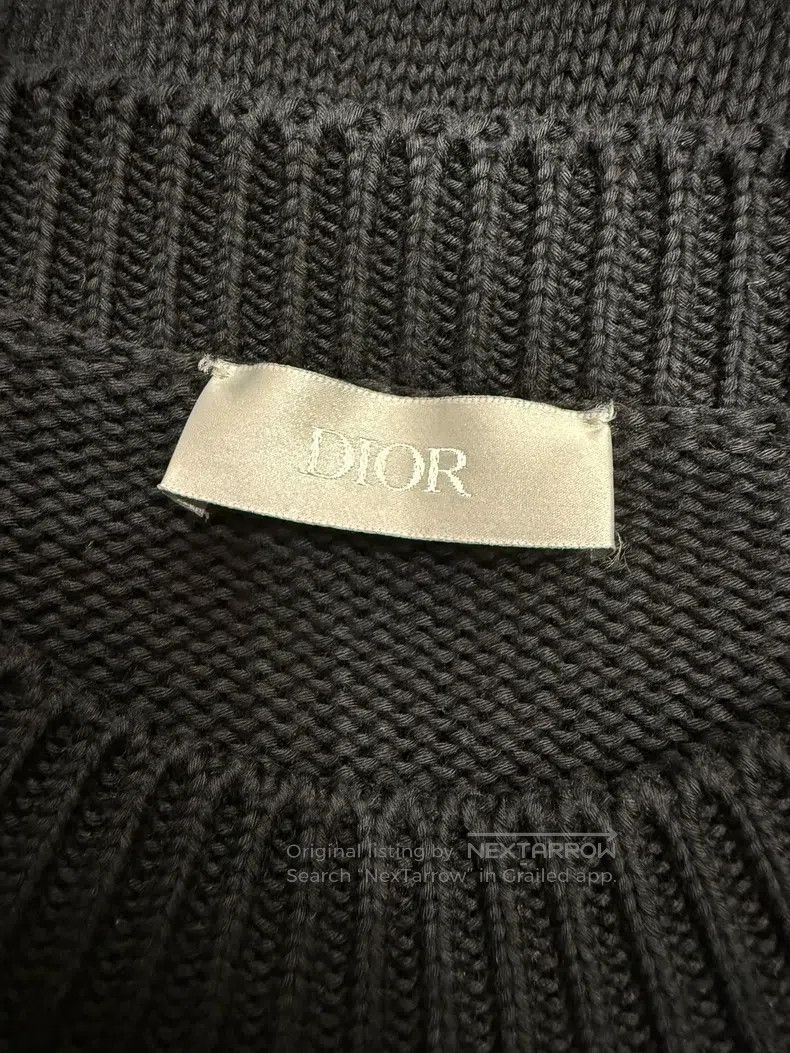 Dior Dior Co-branded black knitted short sleeves Size US XL / EU 56 / 4 - 4 Thumbnail