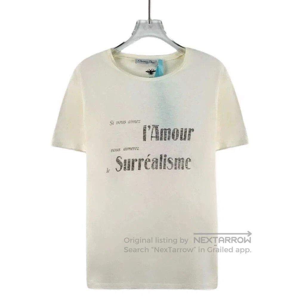 Dior dior white logo cotton short sleeve t-shirt. Size US S / EU 44-46 / 1 - 1 Thumbnail
