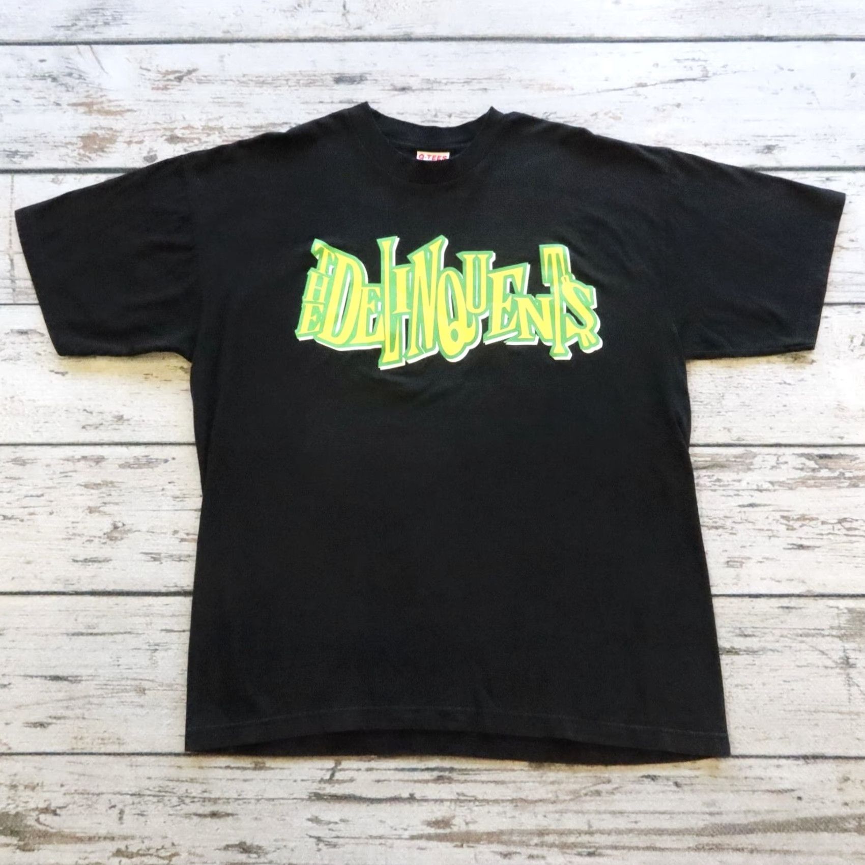 Vintage VINTAGE The Delinquents Big Moves Rap Tee Tshirt XL Black Men Shirt Size US XL / EU 56 / 4 - 2 Thumbnail