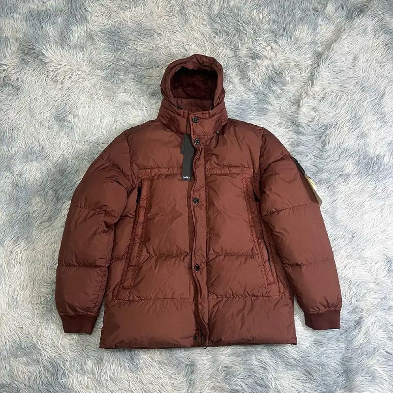 Stone Island Stone Island Brown Puffer Jacket for Men 0089 Size US L / EU 52-54 / 3 - 1 Thumbnail