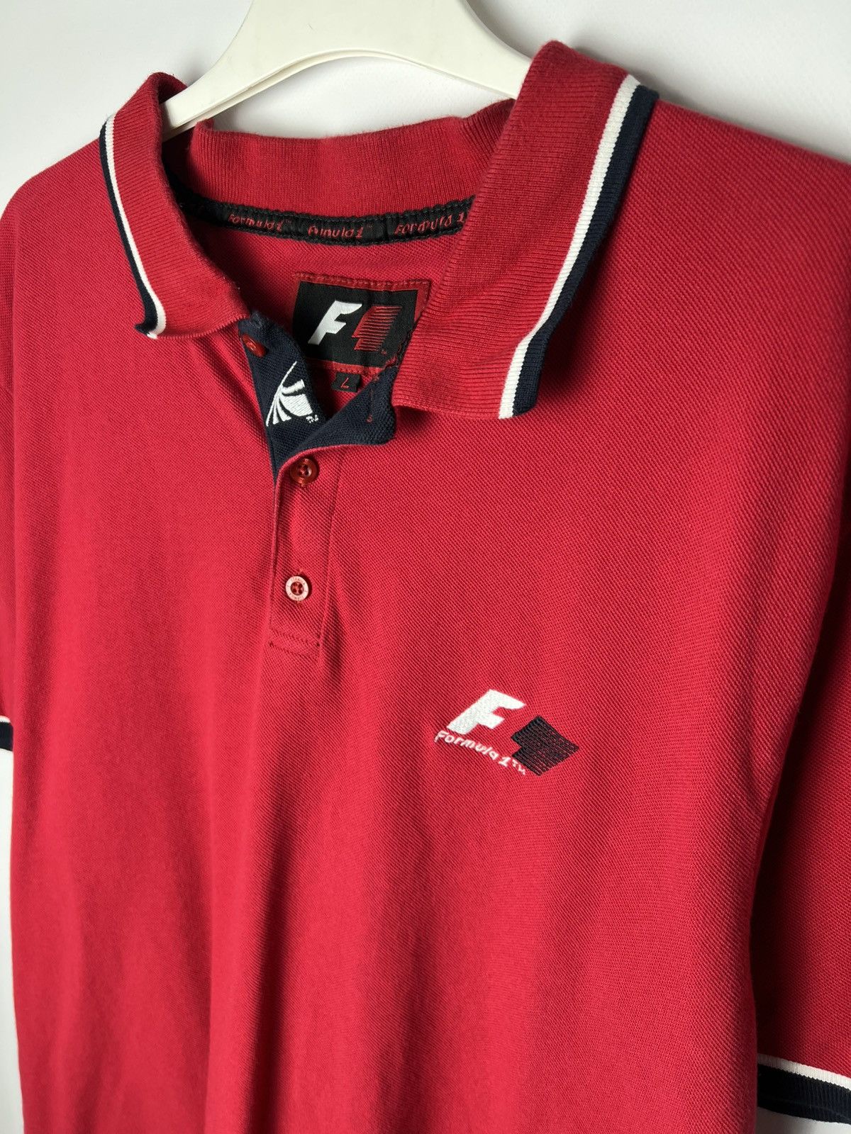 Formula 1 Vintage streetwear formula 1 Racing F1 Polo T-Shirt 90s Size US L / EU 52-54 / 3 - 3 Thumbnail