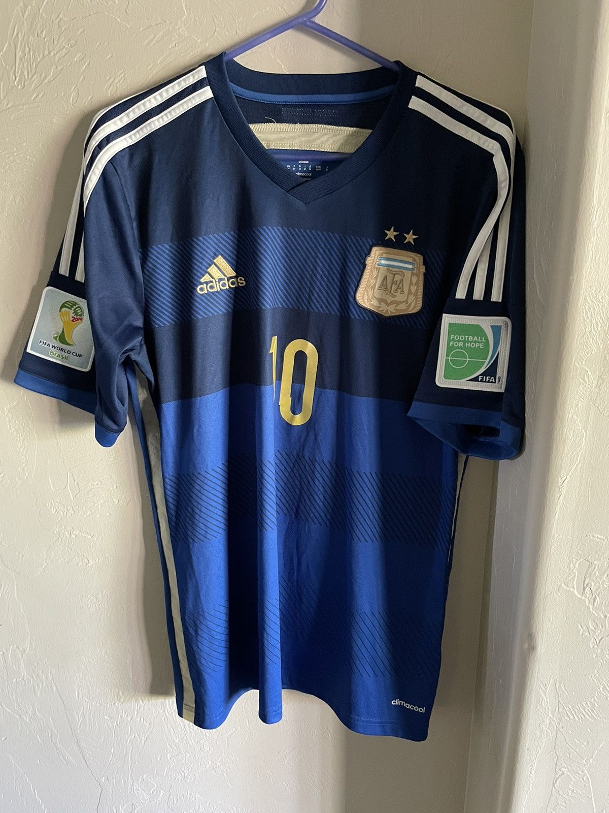 2014 Messi Argentina jersey Adidas Medium