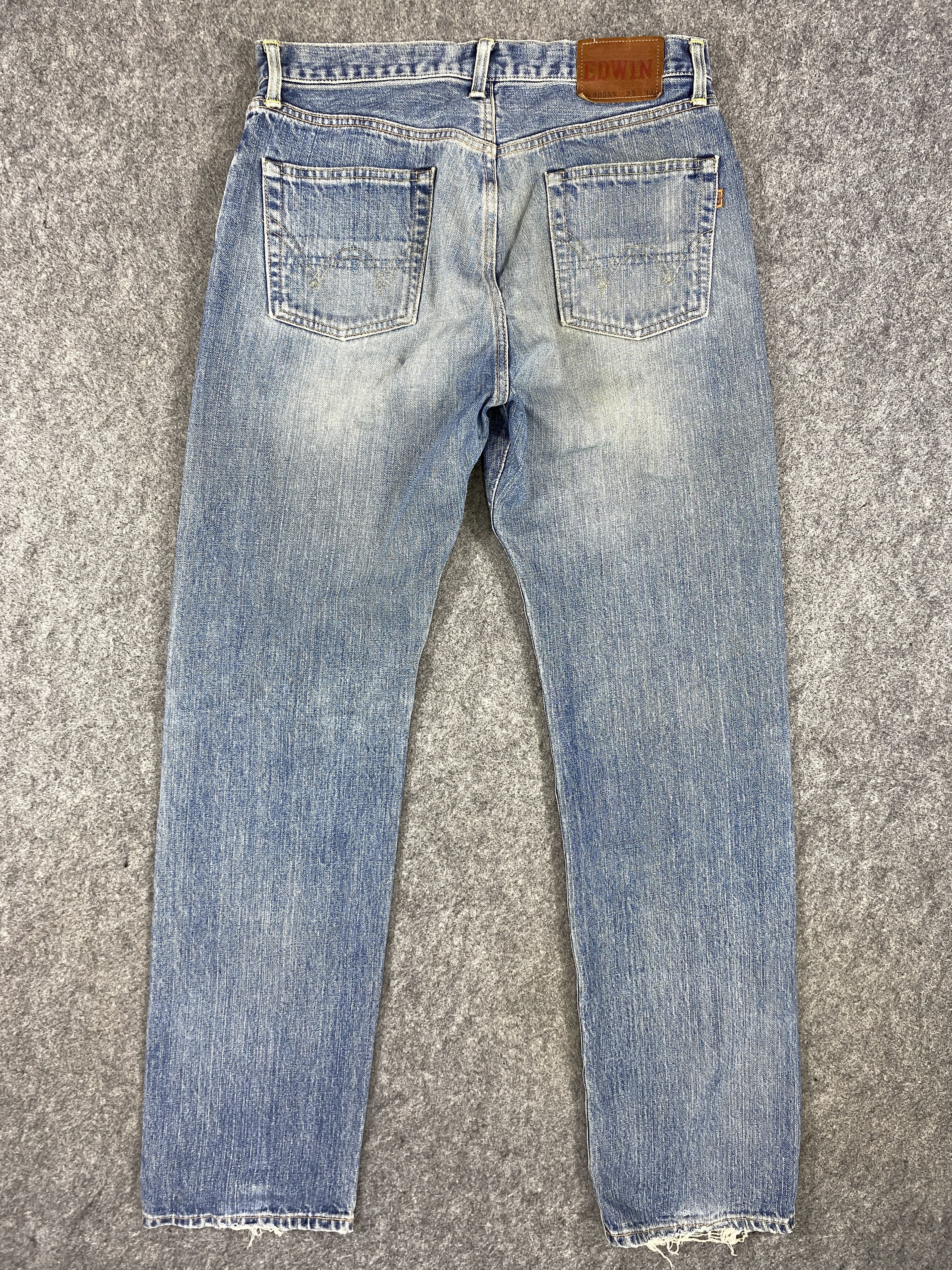 Edwin VINTAGE EDWIN 505 SELVEDGE DENIM JEANS 32x33.5-JN1321 Size US 32 / EU 48 - 2 Thumbnail