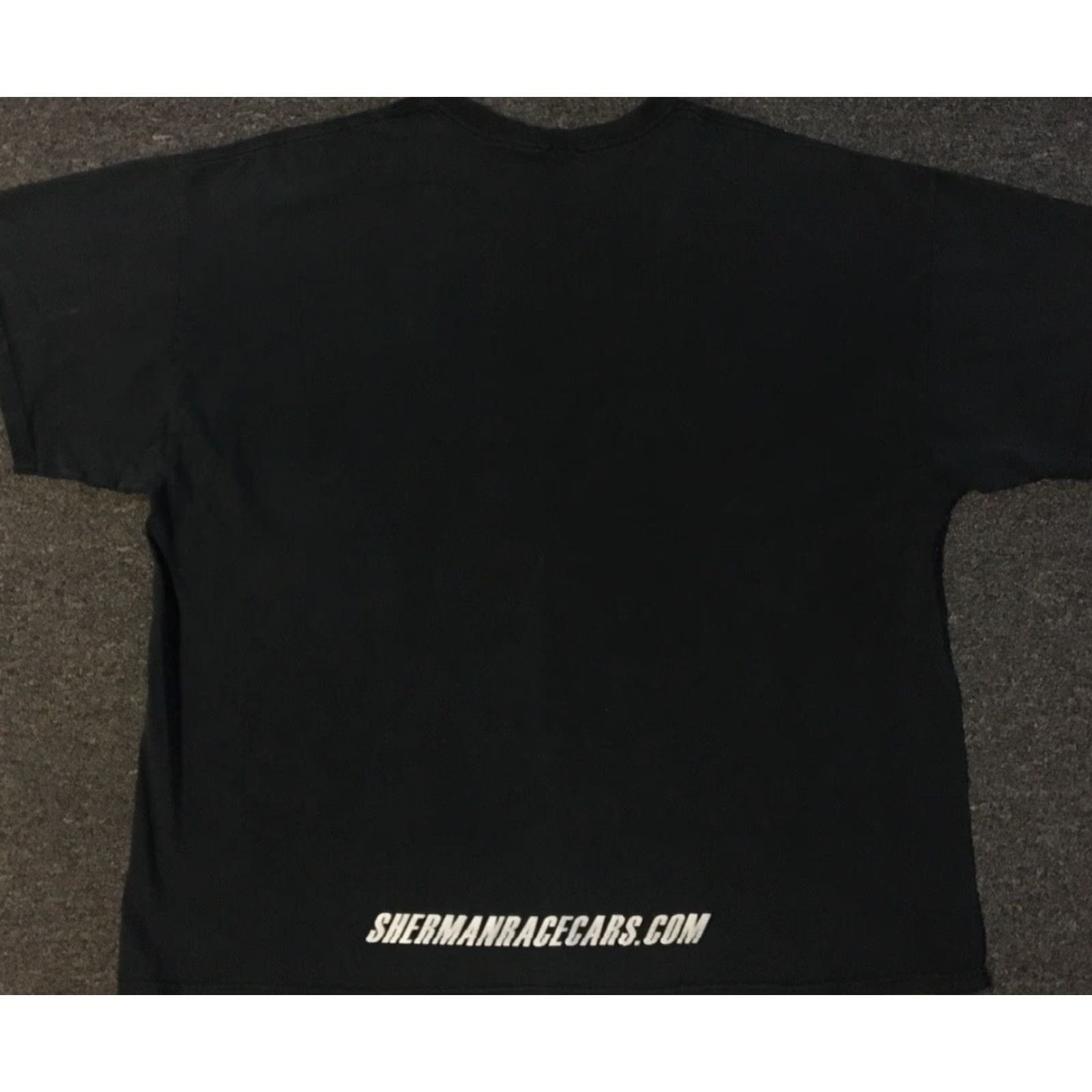 NASCAR VINTAGE Sherman Race Cars Thrashed Shirt XXL Distressed 2XL Black USA 90s Grunge Punk NASCAR Racing Cars Men Shirt Mens Size US XXL / EU 58 / 5 - 2 Thumbnail