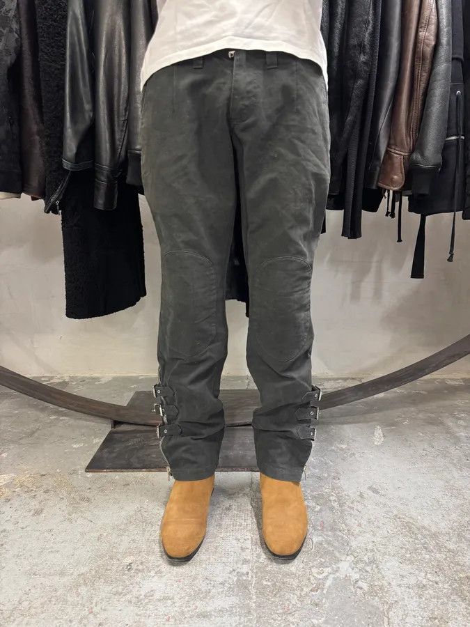 Dolce & Gabbana SS2002 Dolce & Gabbana Black Multi Zips Strapped Pants Size US 30 / EU 46 - 8 Thumbnail