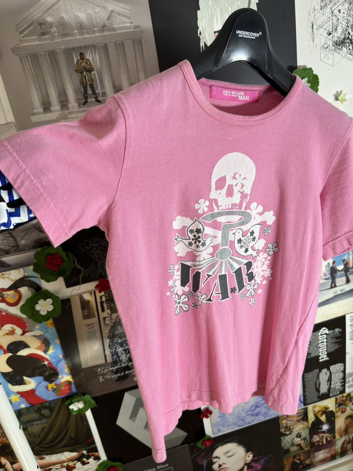 Junya Watanabe 2003 for Comme Des Garcons "War" Graphic T-shirt Size M / US 6-8 / IT 42-44 - 3 Thumbnail