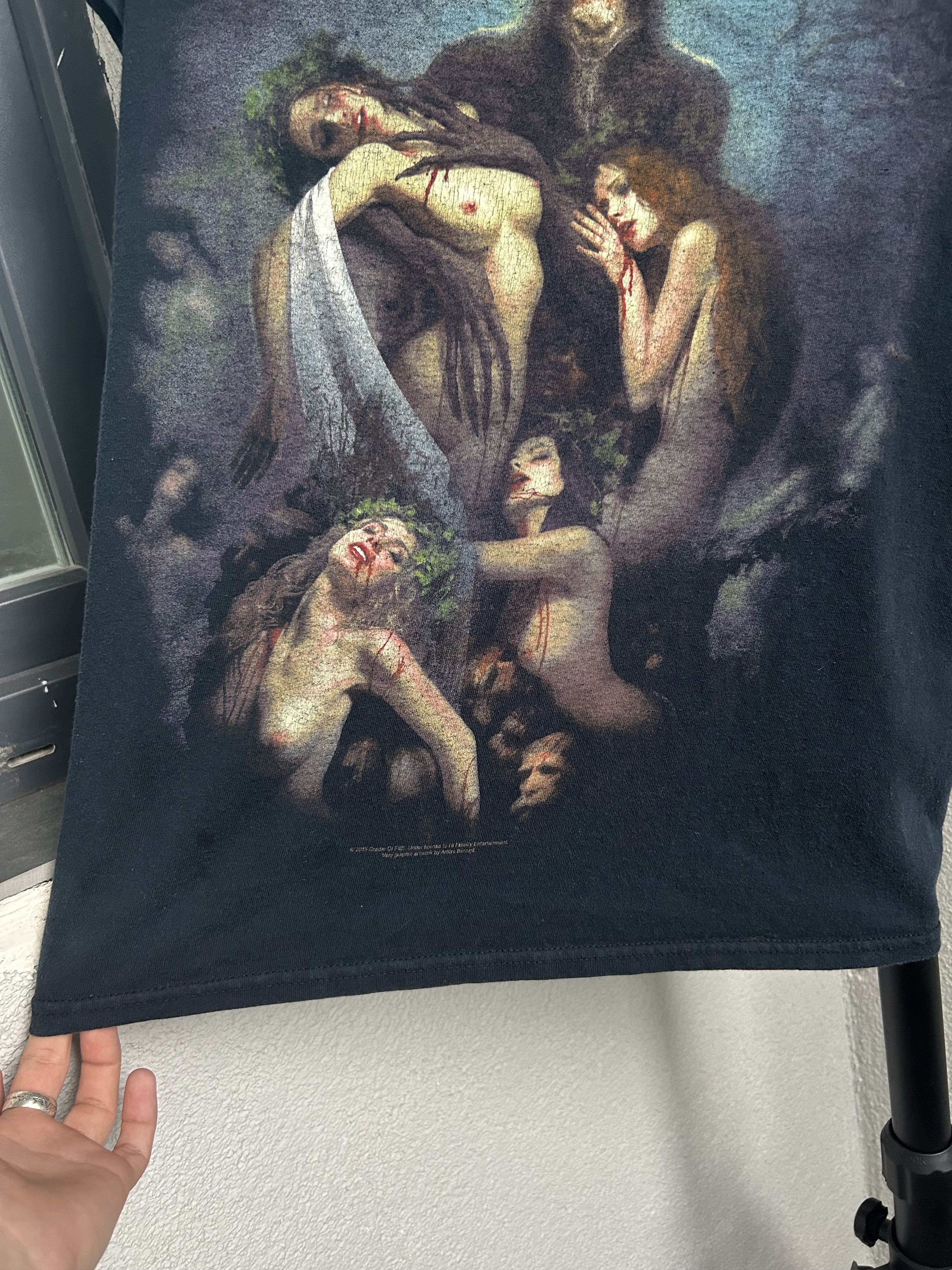 Band Tees Vintage 2015 Cradle of Filth Rock Band T-shirt Size US S / EU 44-46 / 1 - 8 Thumbnail