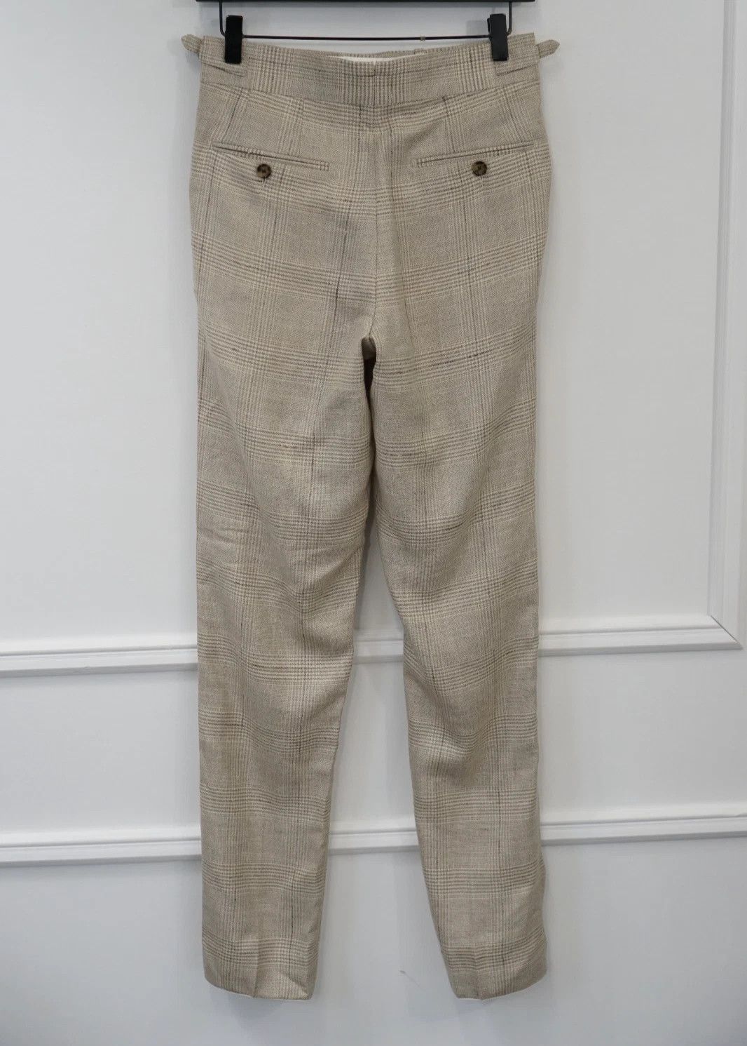 Suitsupply Men Suitsupply Pants Beige Wool Silk & Linen Size UK/US32 Size 34S - 2 Thumbnail