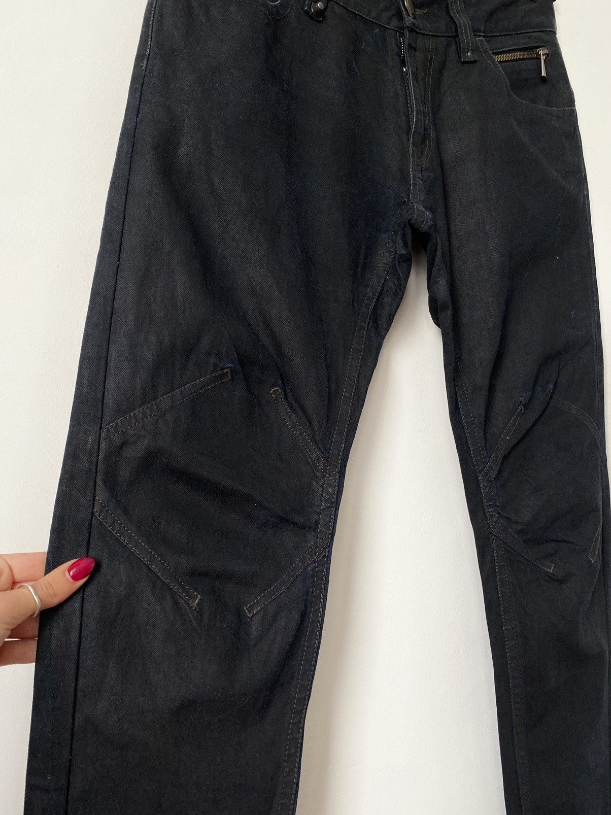 Jean Paul Gaultier Jean Paul Gaultier Waxed Denim Jeans Size:32 Size US 32 / EU 48 - 5 Thumbnail