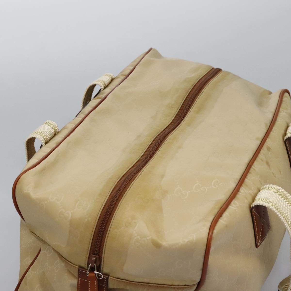 Gucci GUCCI GG Canvas Boston Bag Nylon Beige Size ONE SIZE - 6 Thumbnail