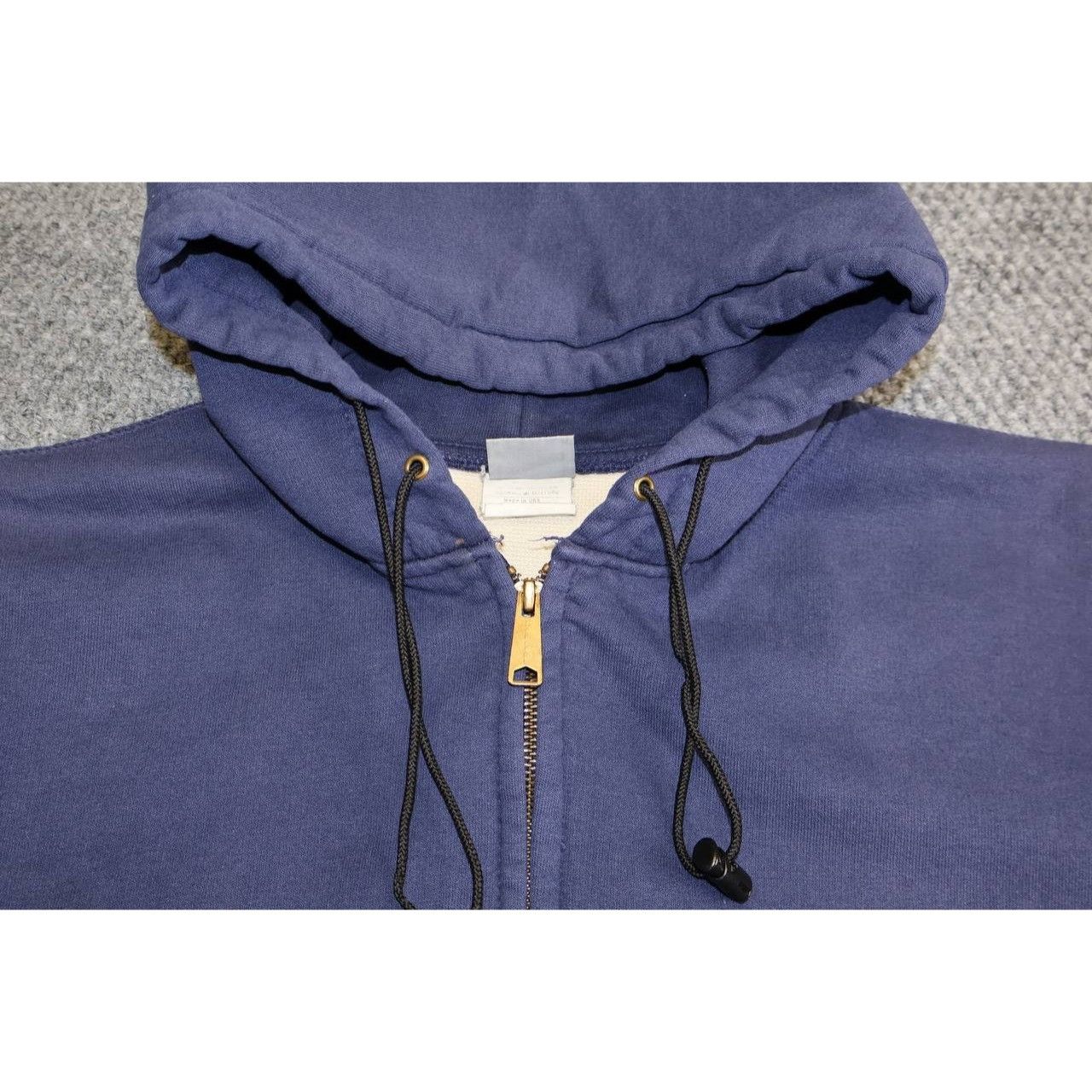 Carhartt Vtg Carhartt Workwear Jacket Navy Full Zip K129 Thermal Size US XXL / EU 58 / 5 - 7 Thumbnail