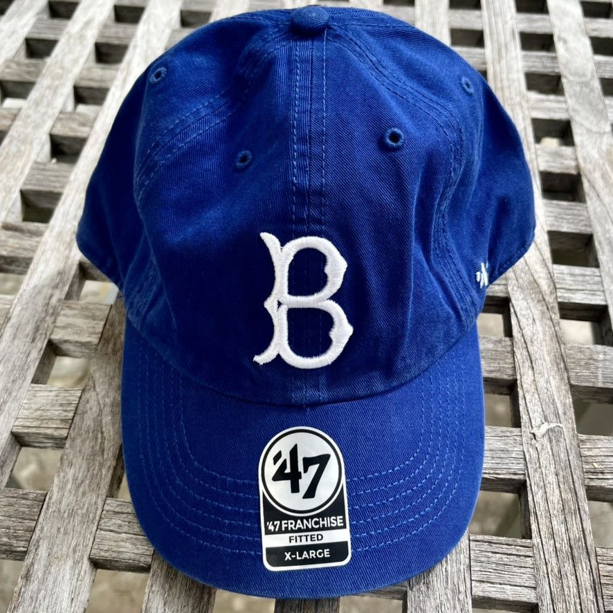 47 Brand Brooklyn Dodgers Cooperstown 47 Brand Fitted Hat XL Size ONE SIZE - 1 Thumbnail