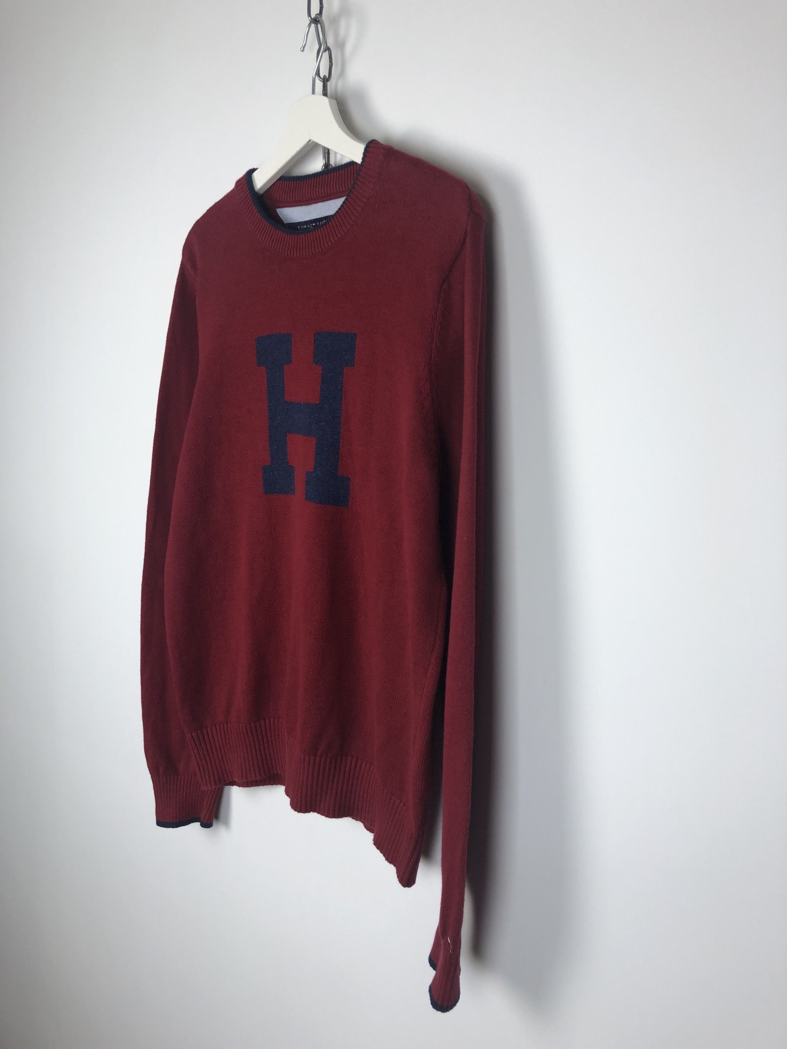 Tommy Hilfiger Tommy Hilfiger Sweater Knit Crewneck Big Logo size M Size US M / EU 48-50 / 2 - 6 Thumbnail
