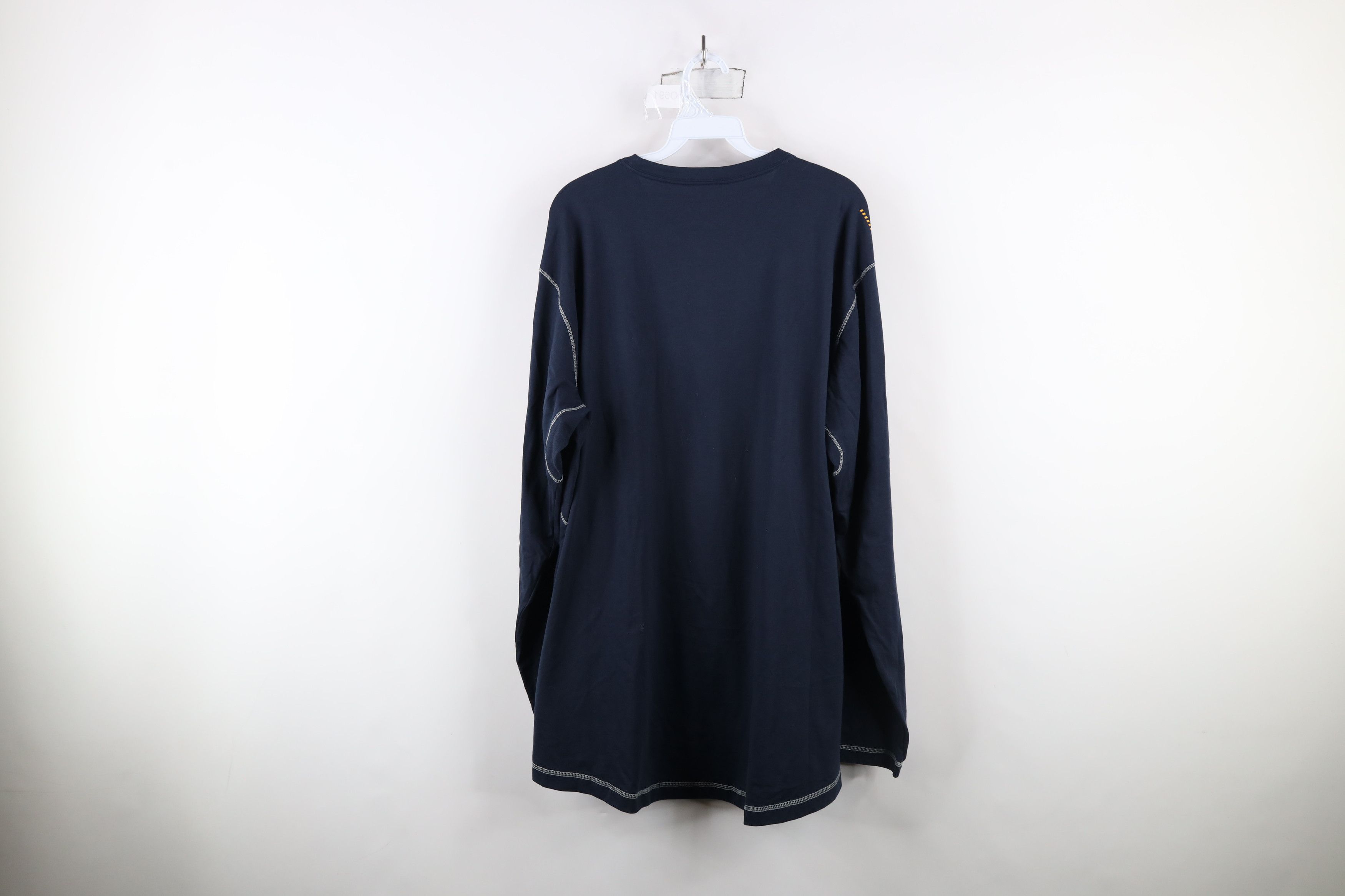 Ariat × Vintage Ariat Rebar Long Sleeve Pocket Workwear T-Shirt Navy Blue Size US XL / EU 56 / 4 - 9 Thumbnail