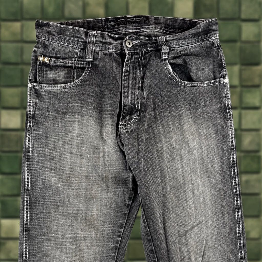 Southpole VINTAGE Southpole Jeans 32x30 Black Washed Baggy Denim 90s Hip Hop Streetwear Men Size US 32 / EU 48 - 1 Thumbnail
