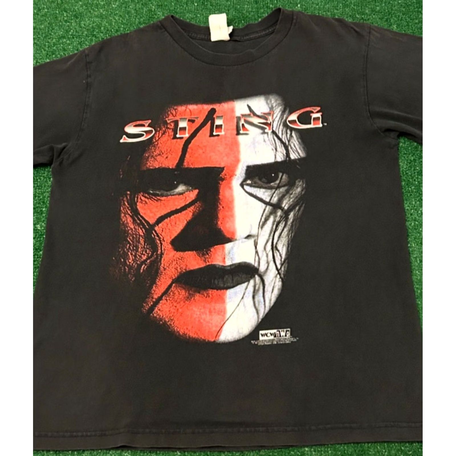 Vintage VINTAGE 90s Wrestling Sting WCW NWO 1998 Shirt Mens Large Black 1990s VTG Size US L / EU 52-54 / 3 - 3 Thumbnail