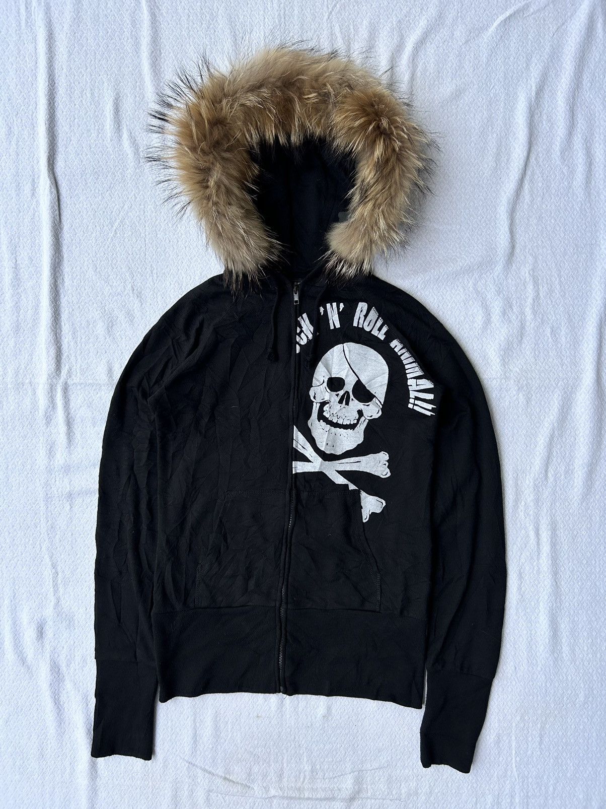Hysteric Glamour 💸BINDINGOFFER💸Fur hoodie glad news skull Ifsixwasnine lgb Size US S / EU 44-46 / 1 - 1 Thumbnail