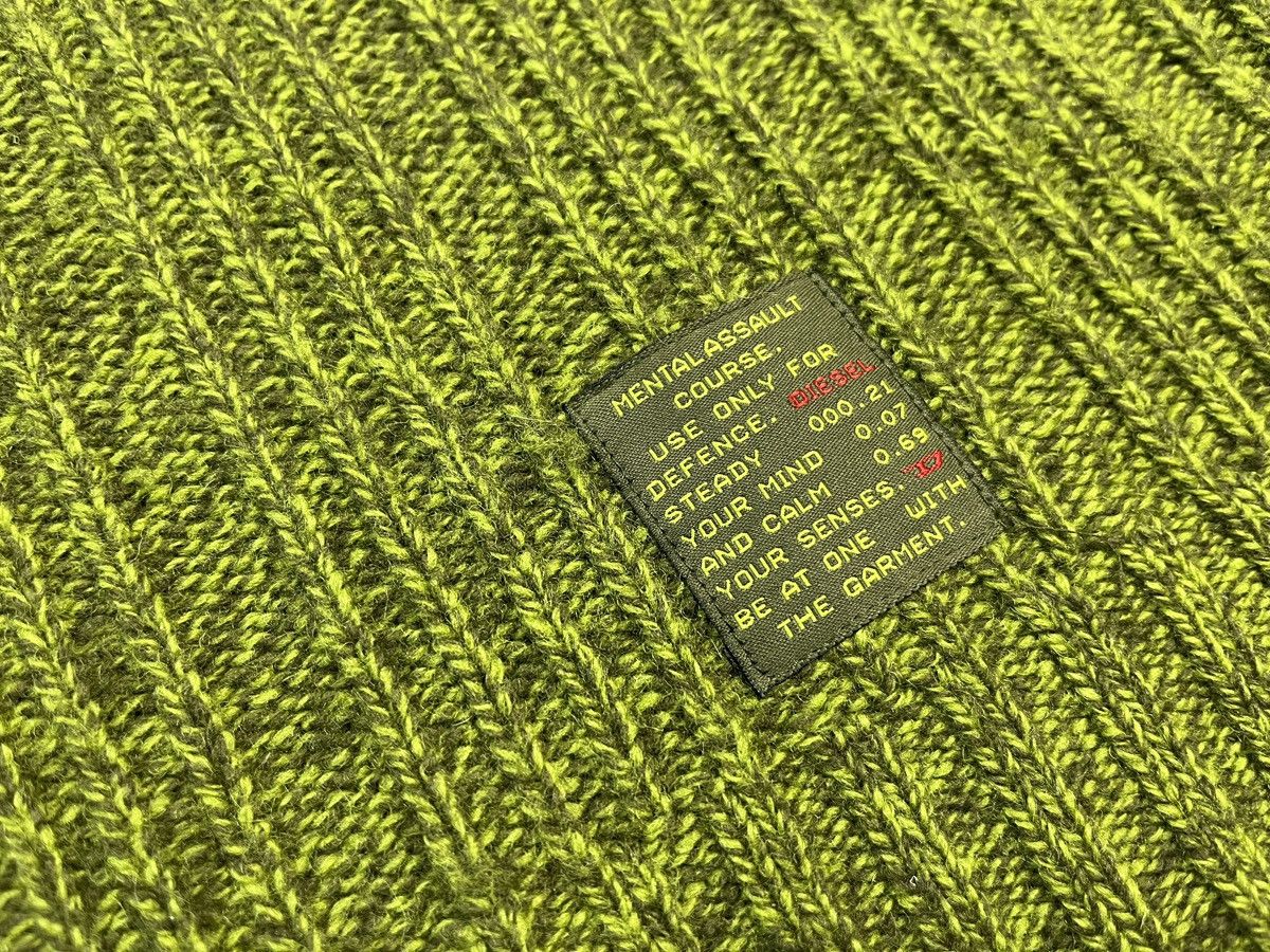 Diesel Rare Avantgarde Y2K Wool Sweater Size US XL / EU 56 / 4 - 7 Thumbnail