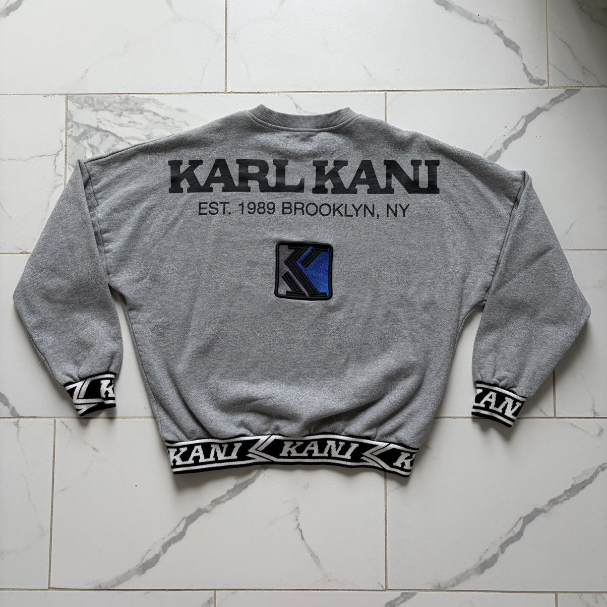 Karl Kani Vintage Y2K Karl Kani Crewneck Sweatshirt Size S Grey Black Size US S / EU 44-46 / 1 - 1 Thumbnail