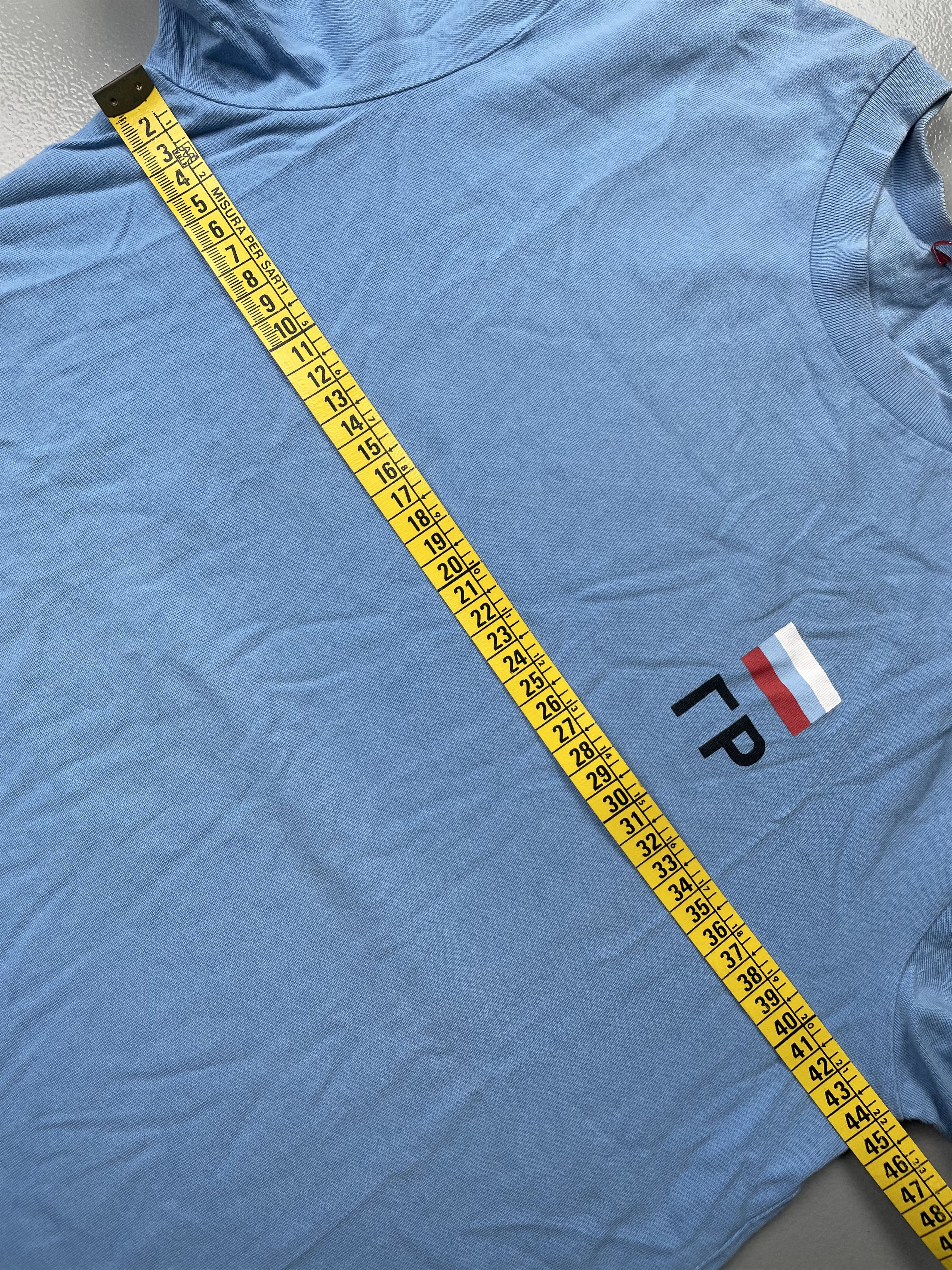 Gosha Rubchinskiy Gosha Rubchinskiy S/S 2016 GR logo t-shirt (blue) - size S Size US S / EU 44-46 / 1 - 7 Thumbnail
