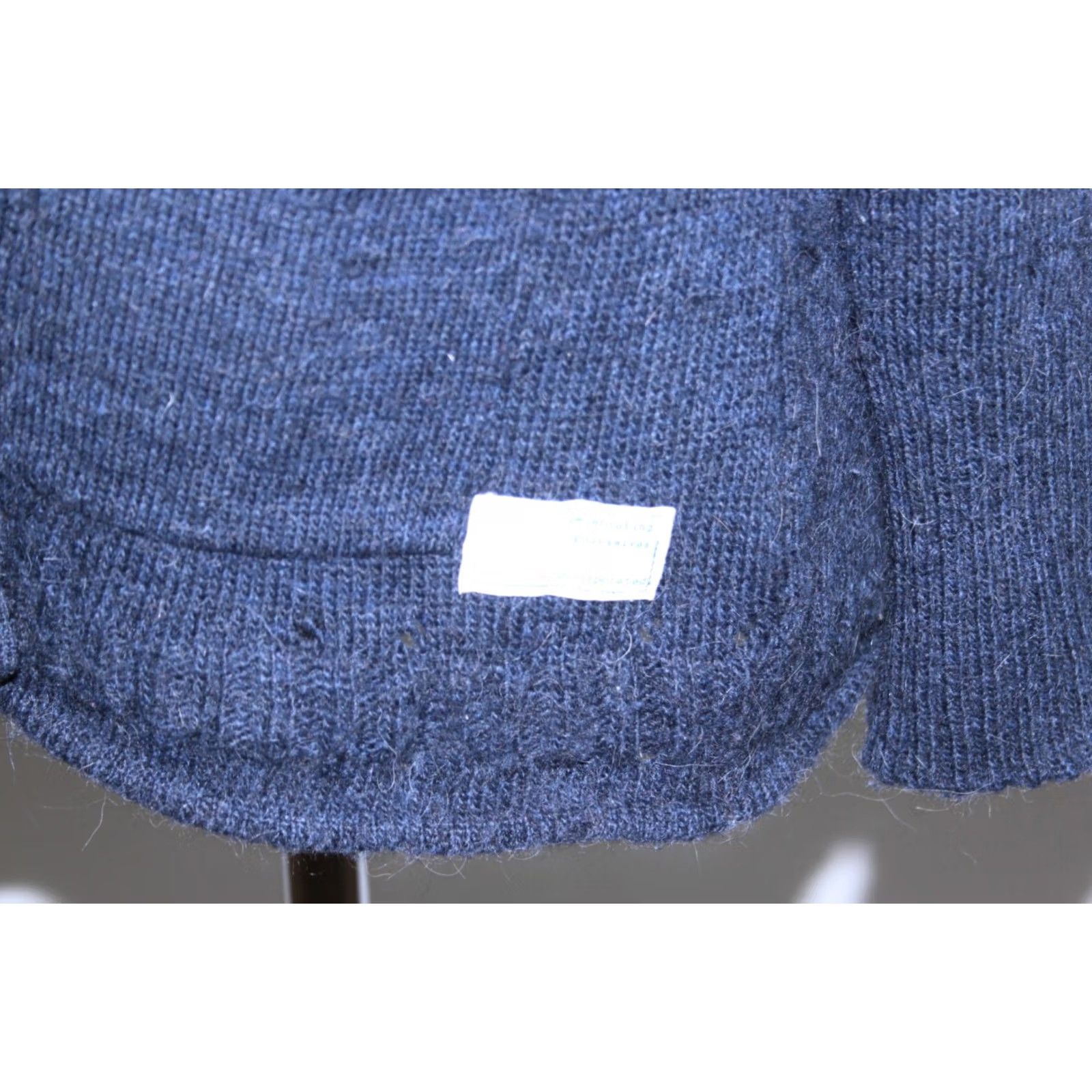 Vintage Odd Molly 336 womens navy alpaca wool cardigan wrap robe Size 2 M Blue Cardigan Womens 2 M Size XS / US 0-2 / IT 36-38 - 2 Thumbnail
