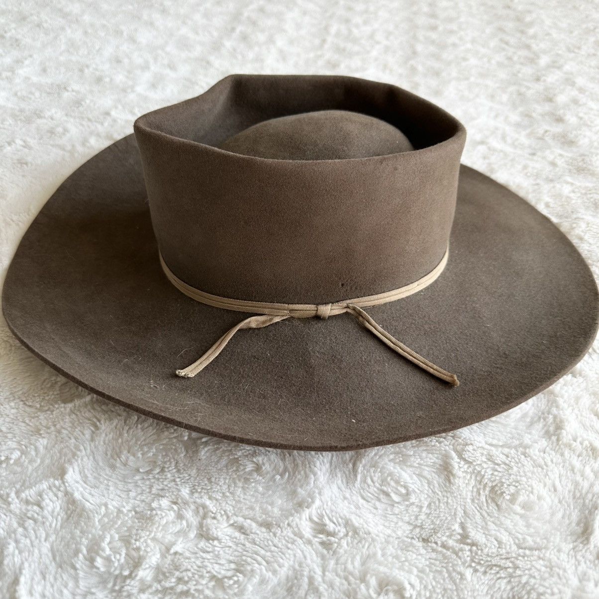 Other Vintage American Hat Company Cowboy Hat Mens 7 Brown Beaver Size ONE SIZE - 2 Thumbnail